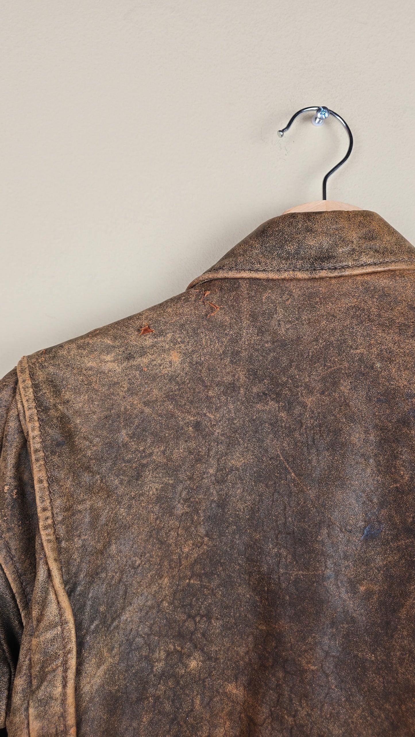 Vintage Schott x NY Brown Leather Jacket | M | L10