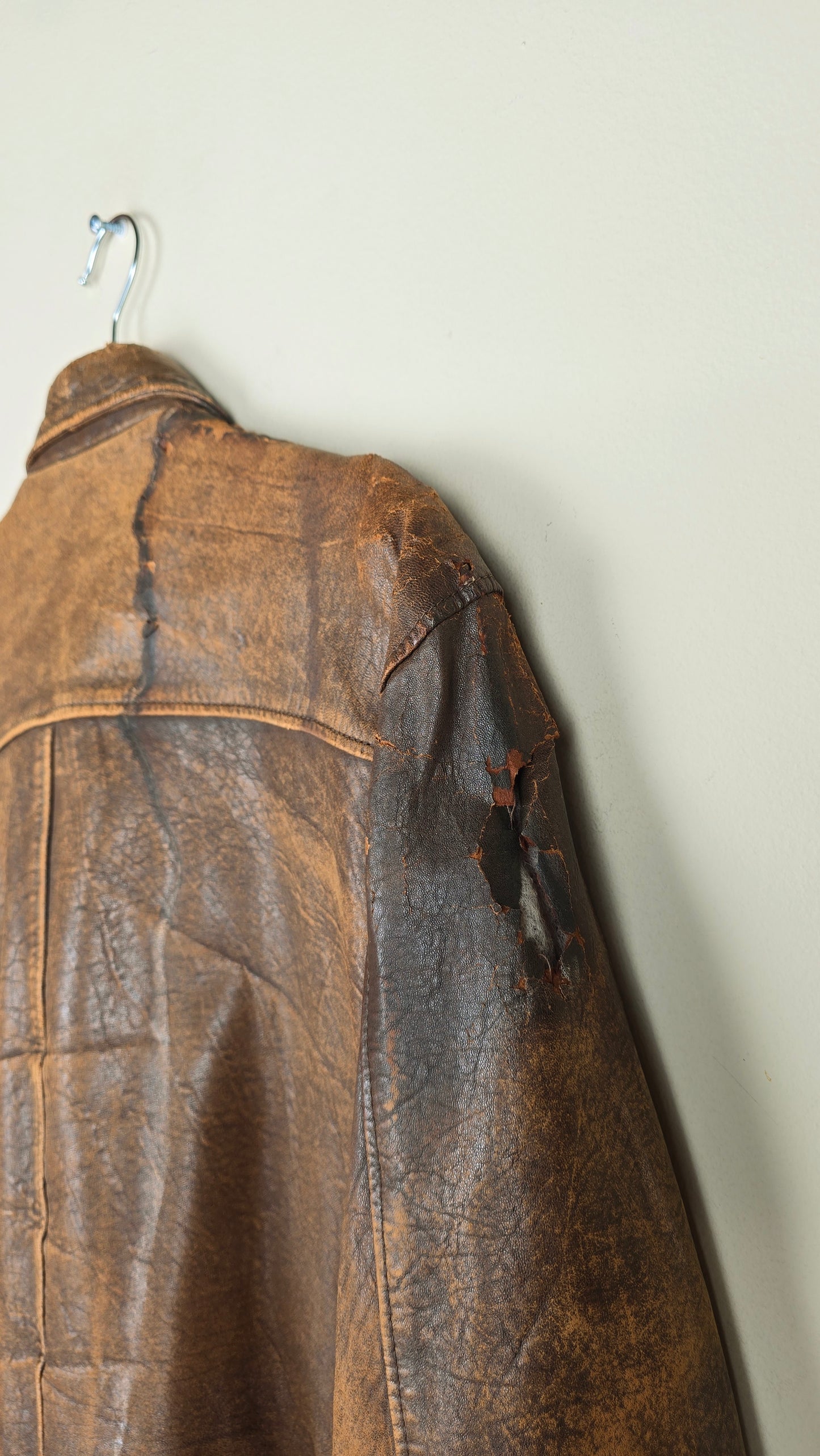 Vintage NY Brown Leather Jacket | M | L19