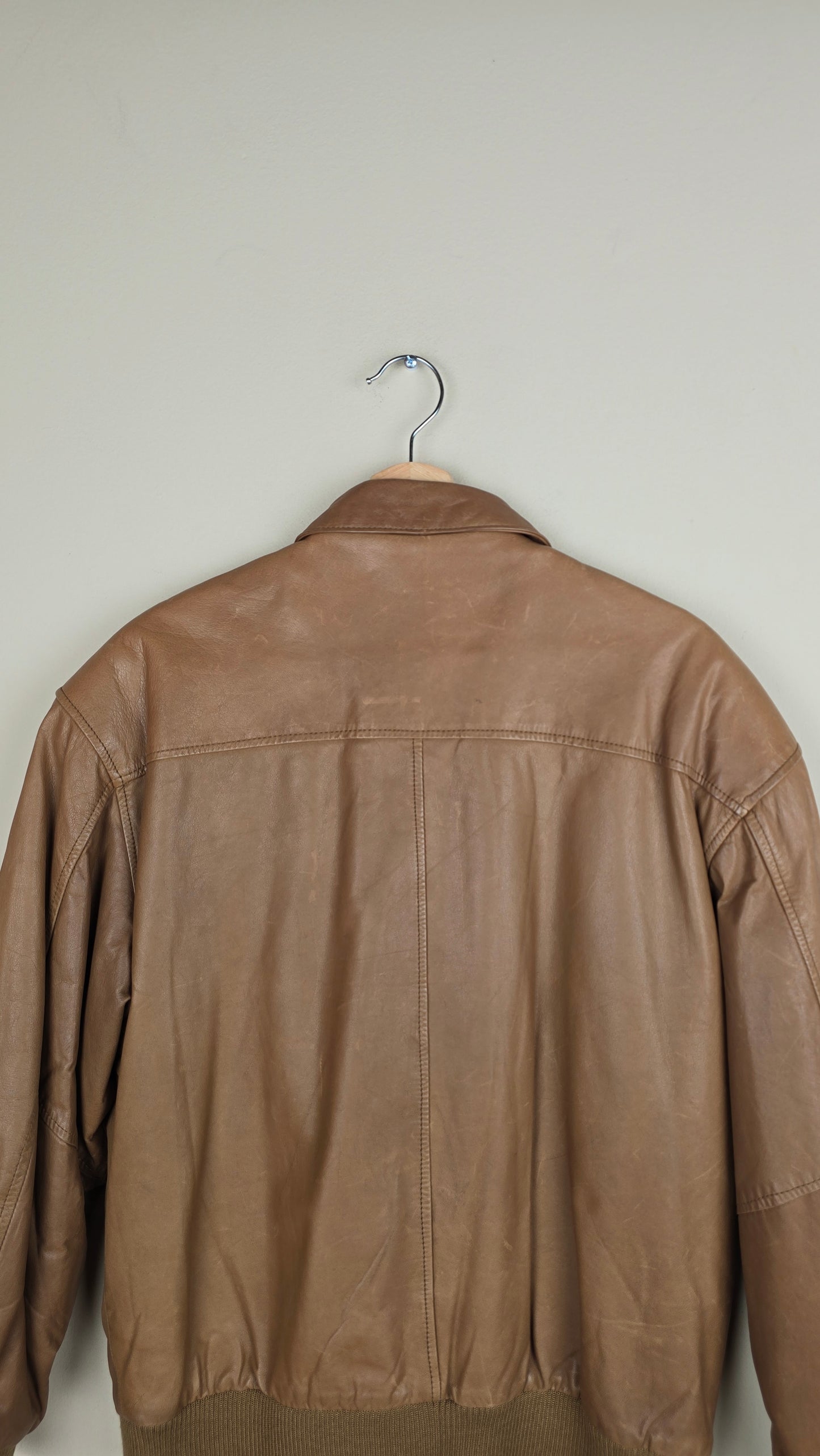 Vintage NY Brown Leather Jacket | M | L21