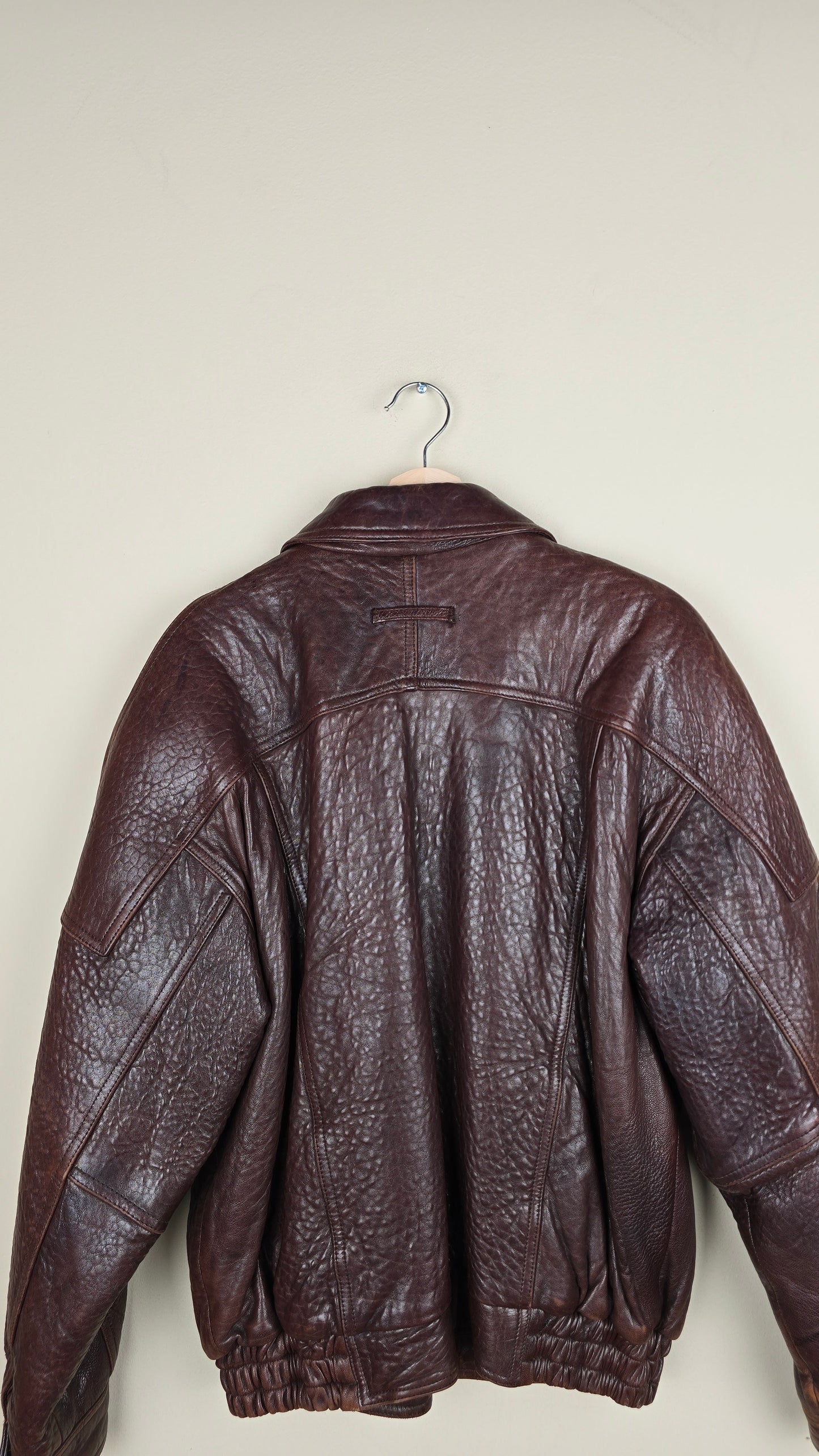 Vintage NY Brown Leather Jacket | M | L23