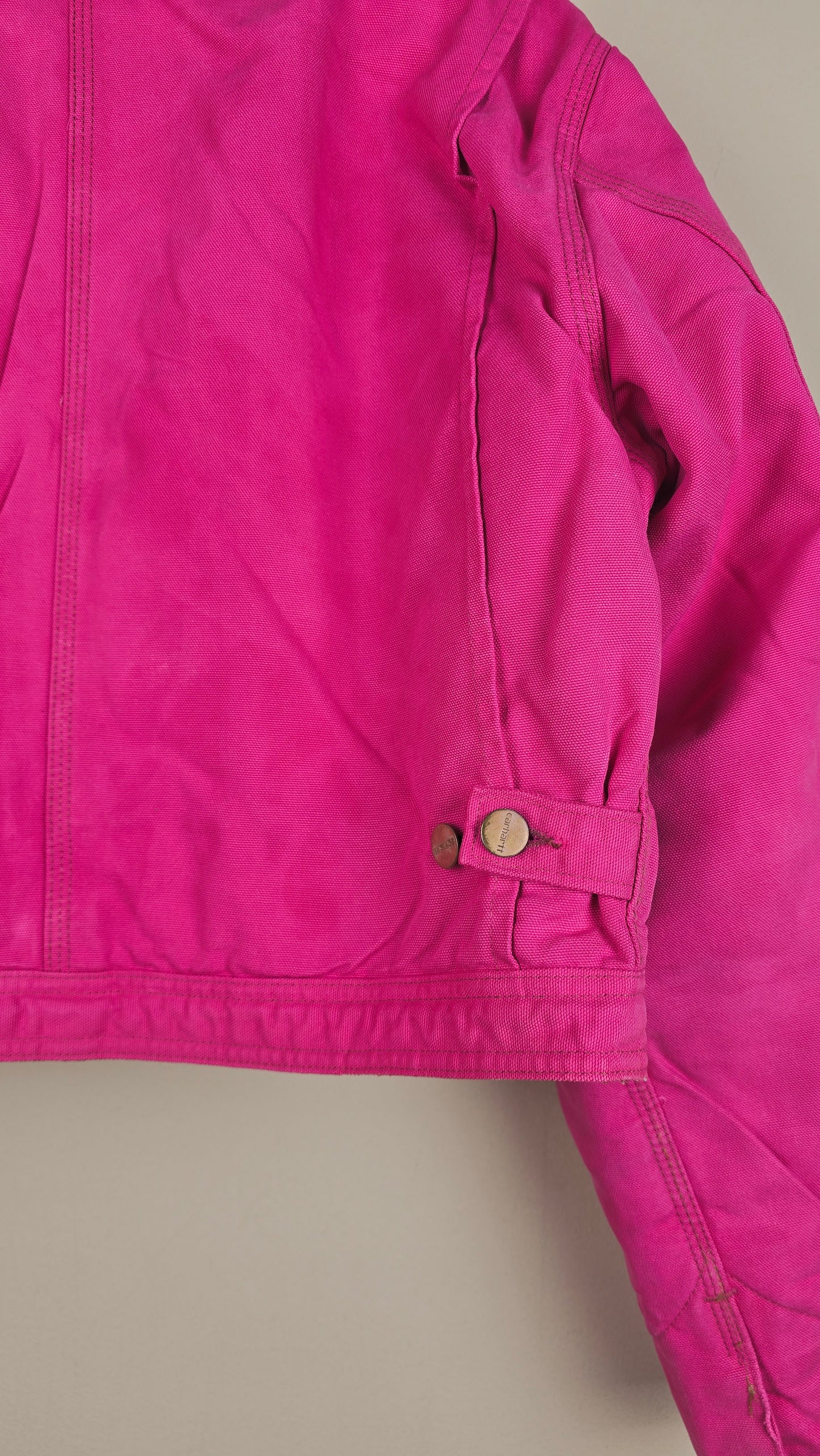 Vintage Carhartt X NY Yankees Cropped Jacket | Hot Pink | Size M | OP1