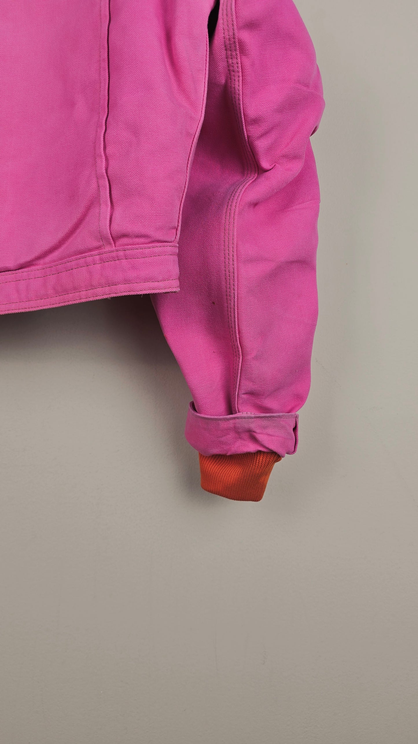 Vintage Carhartt X NY Yankees Cropped Jacket | Baby Pink | Size L | OP9