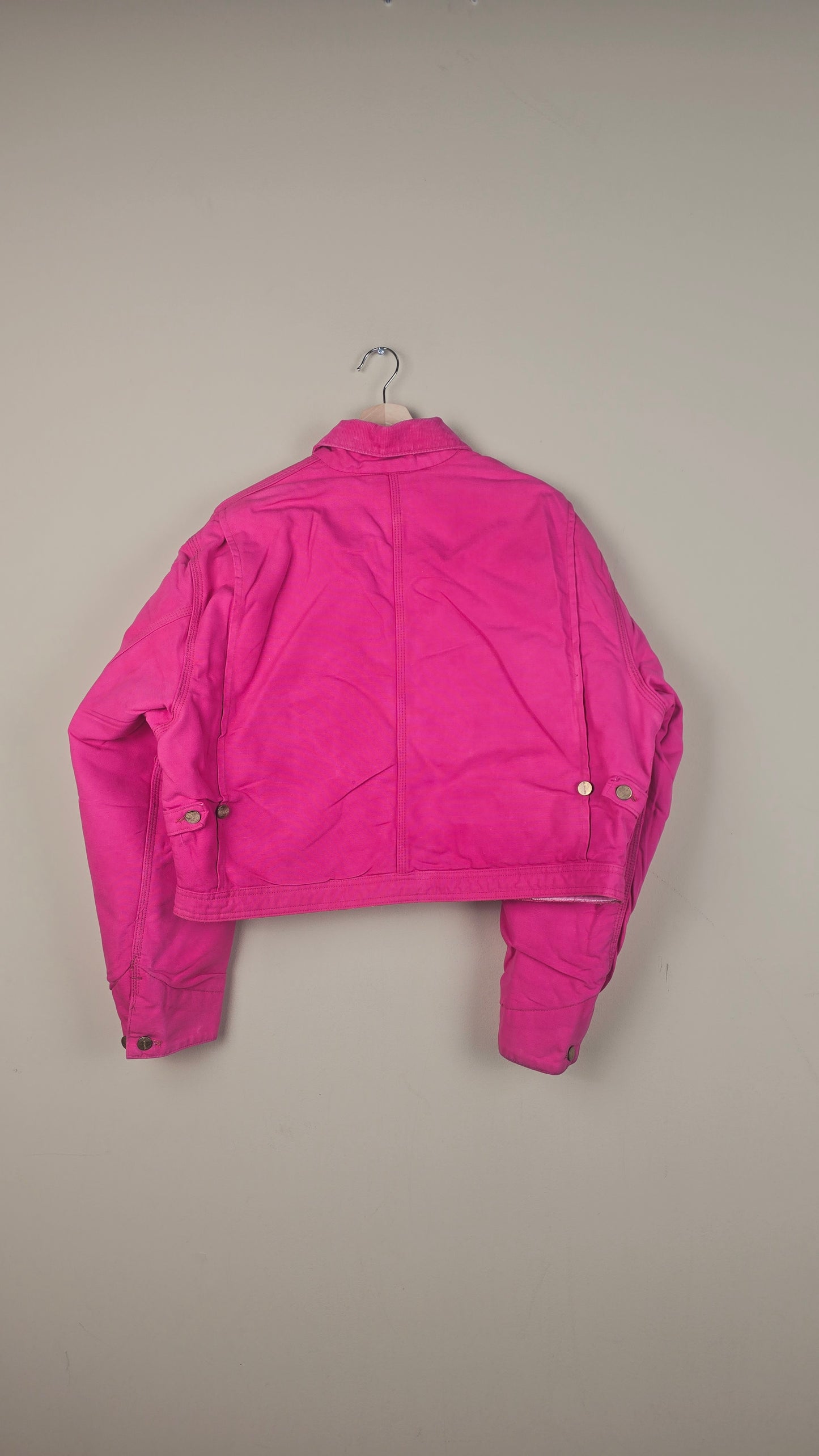 Vintage Carhartt X NY Yankees Cropped Jacket | Hot Pink | Size M/L | OP28