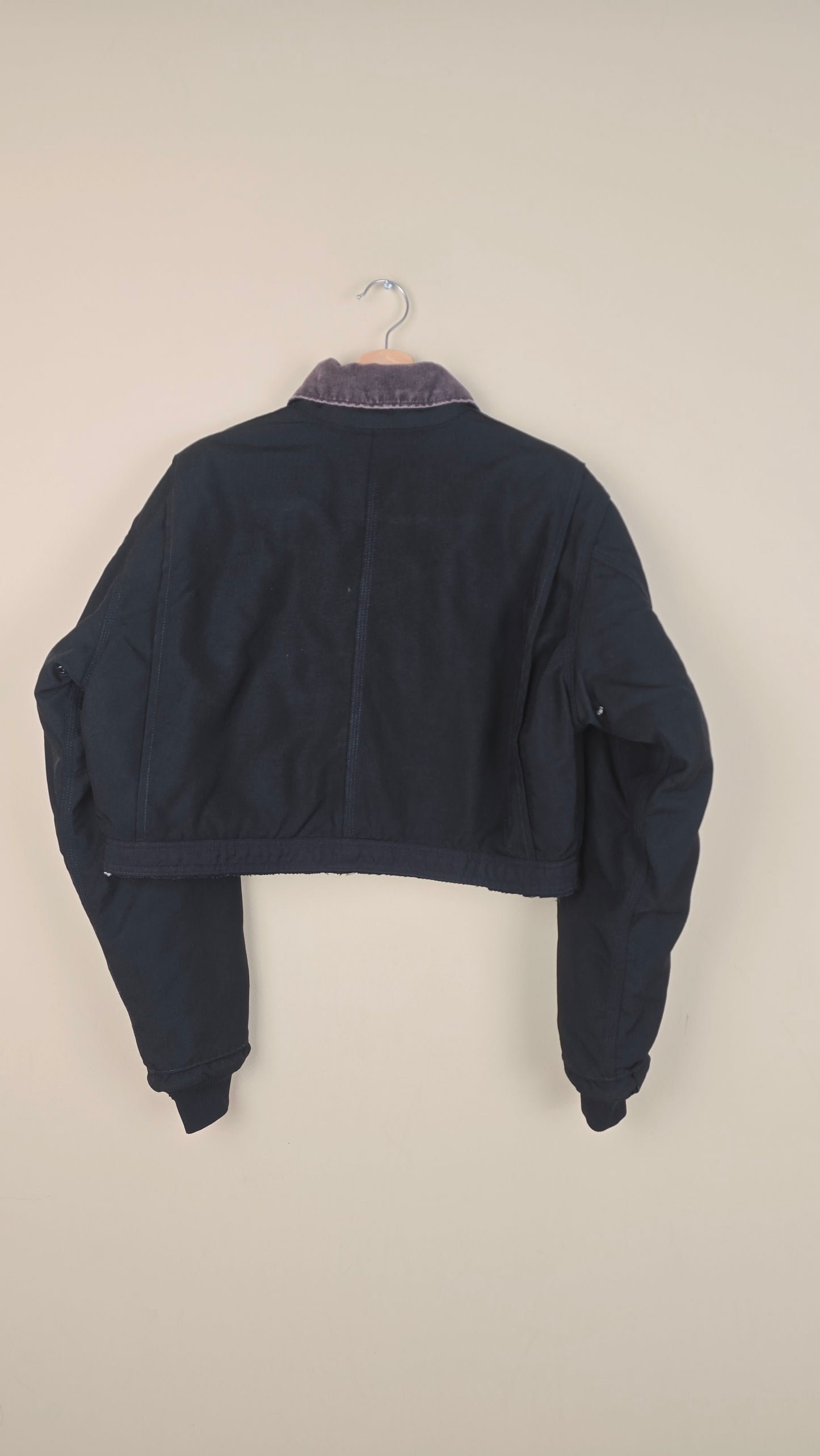 Vintage Carhartt X NY Yankees Cropped Jacket | Black | Size M | OBL11