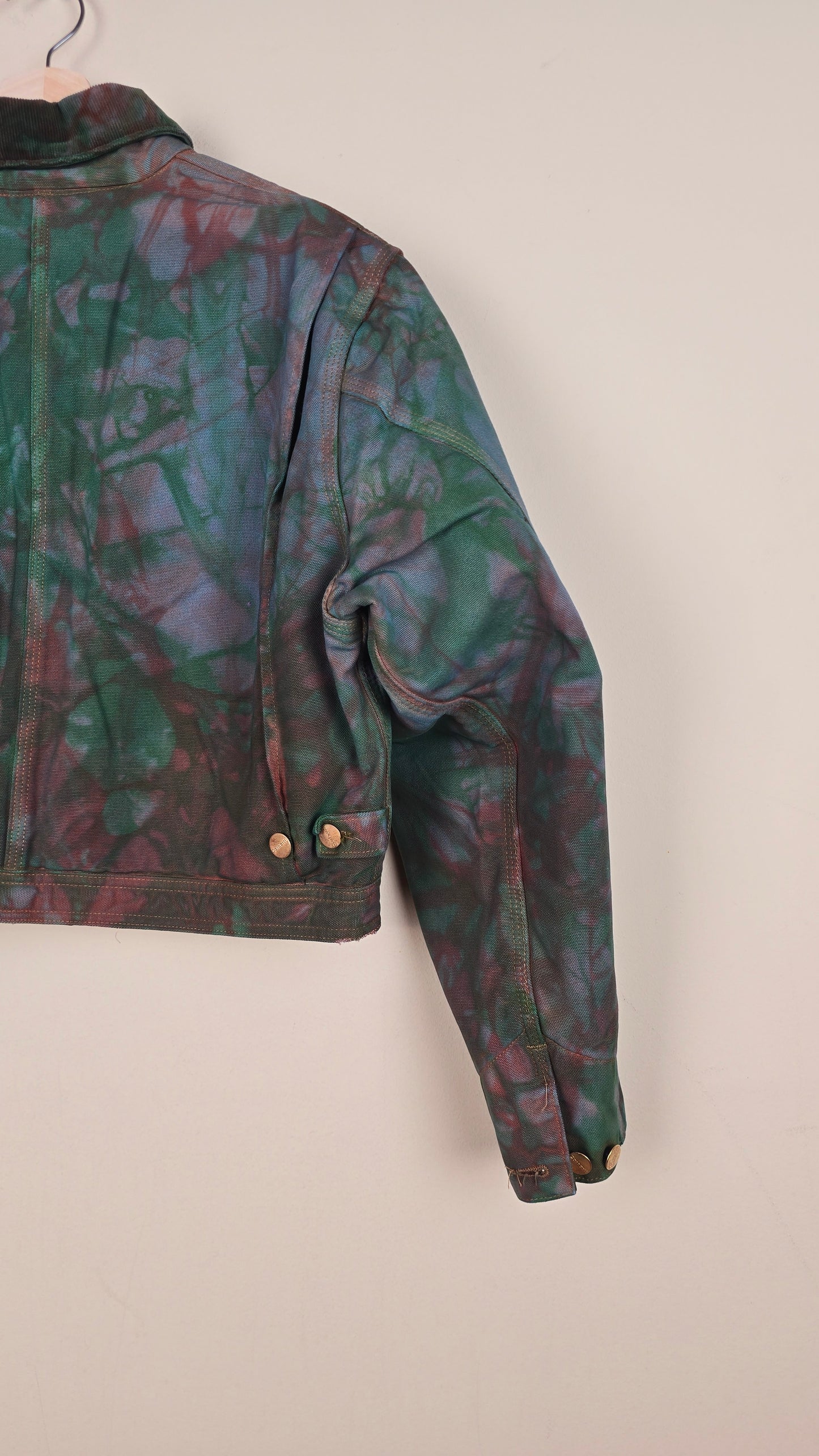 Vintage Carhartt X Detroit Cropped Jacket | Camo | Size M | 013