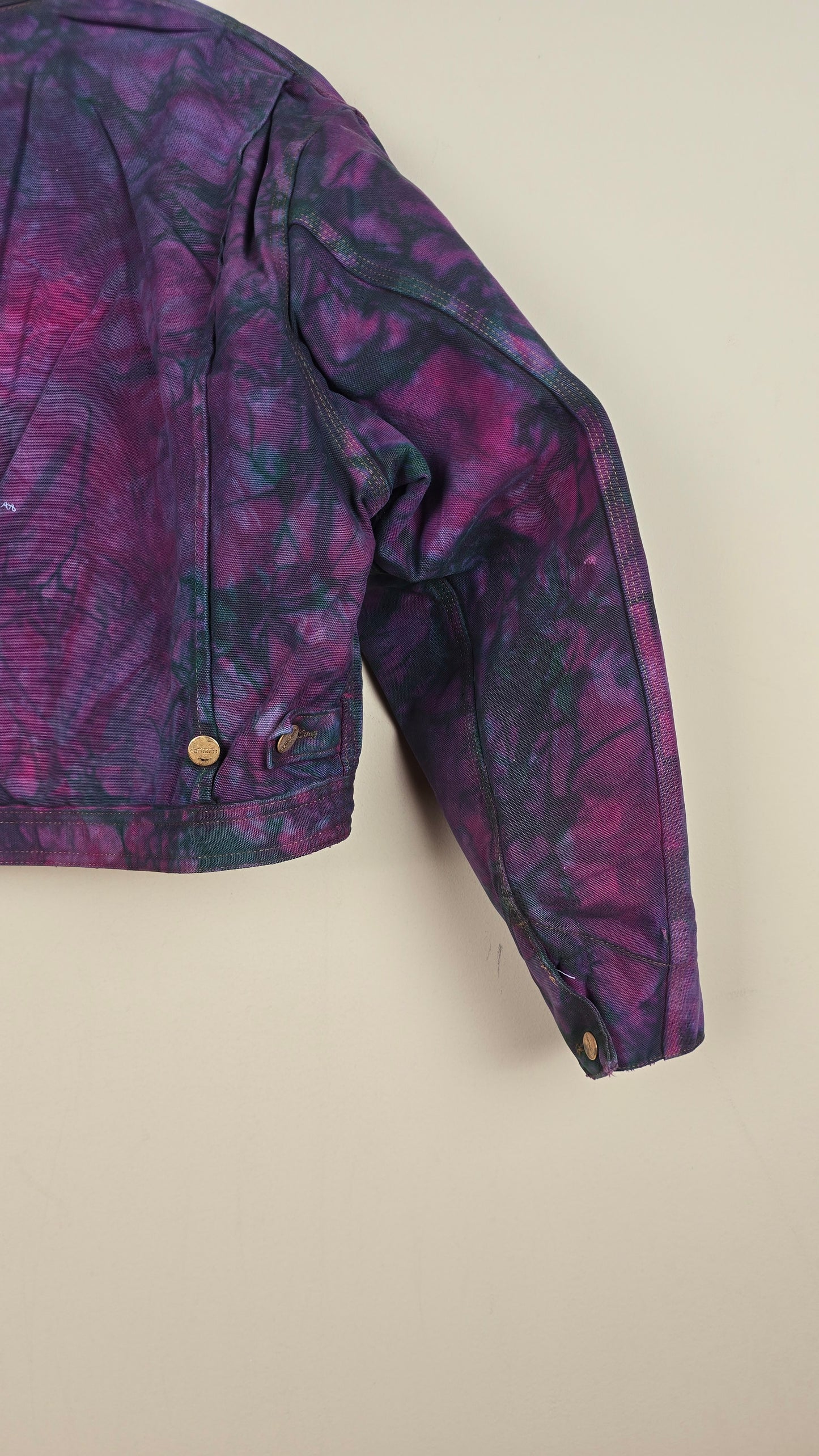 Vintage Carhartt X Detroit Cropped Jacket | Camo | Size XL | 015