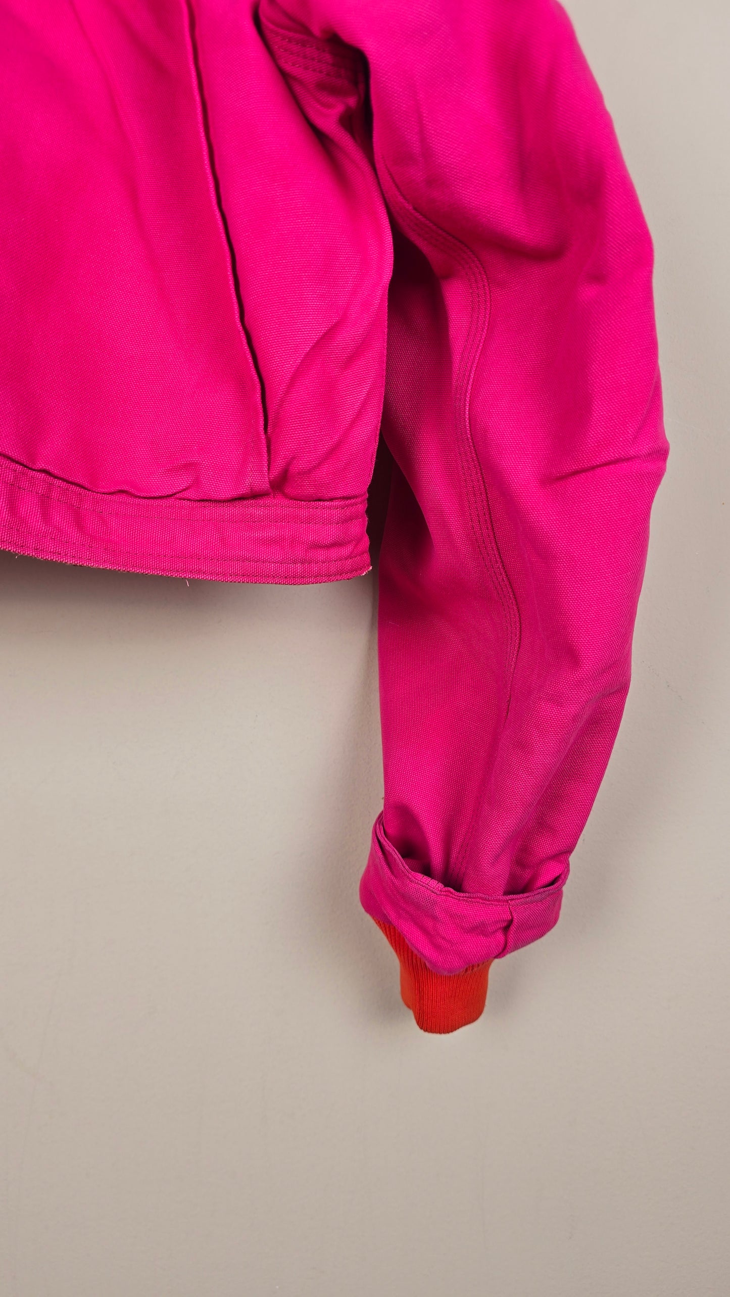 Vintage Carhartt X NY Yankees Cropped Jacket | Pink | Size M | 023