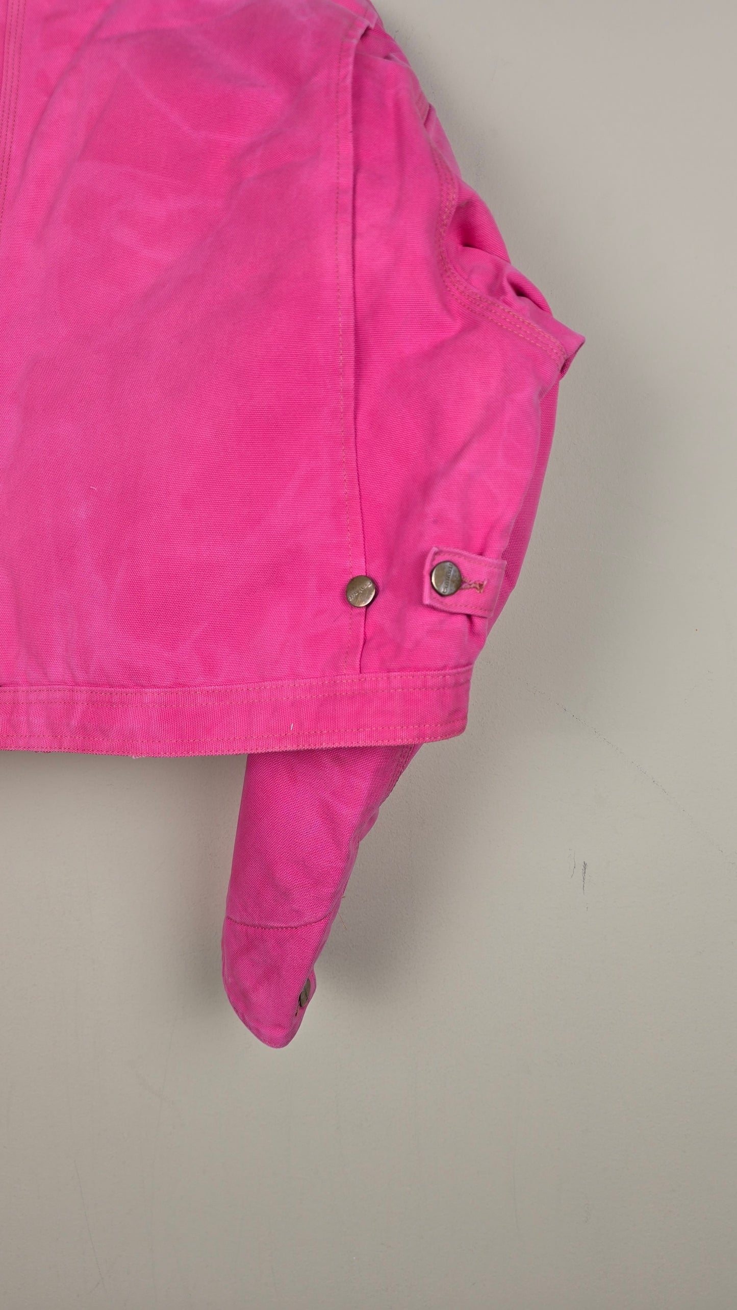Vintage Carhartt X NY Yankees Cropped Jacket | Pink | Size XL | 060