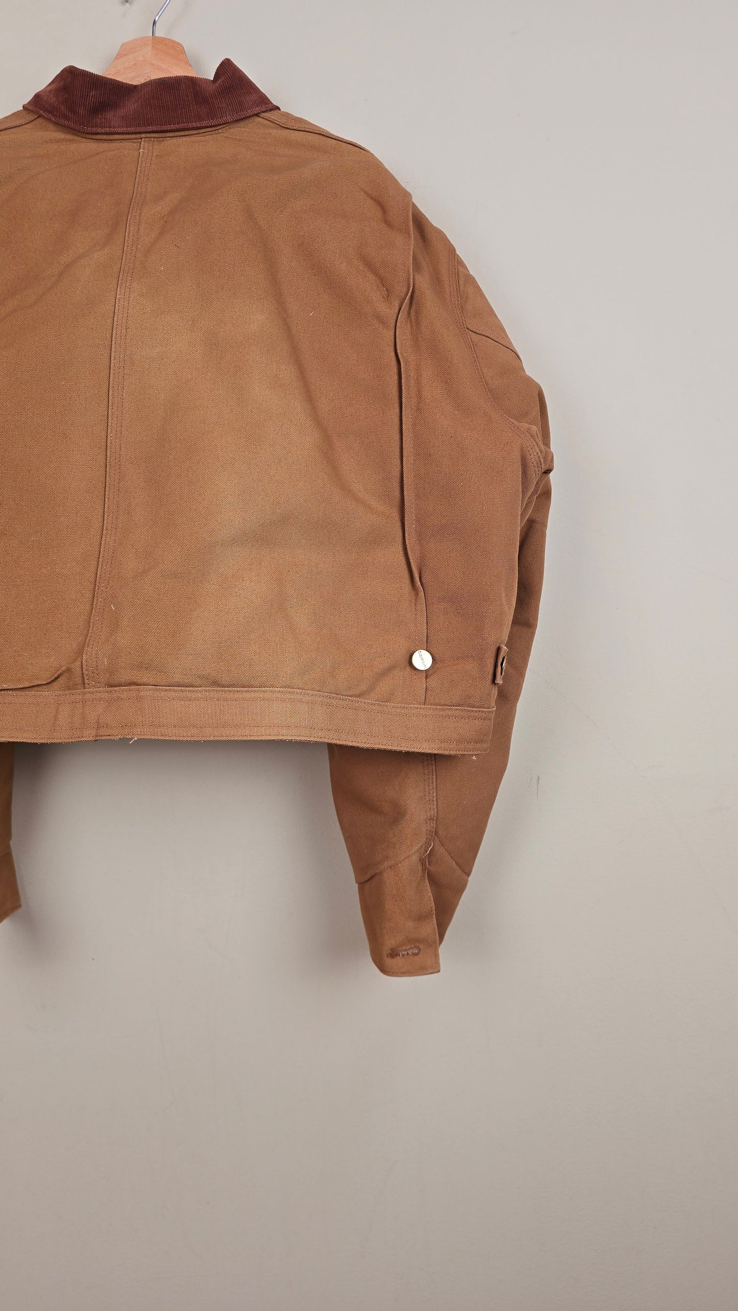 Vintage Carhartt X NY Yankees Cropped Jacket | Brown | Size 2XL | 068