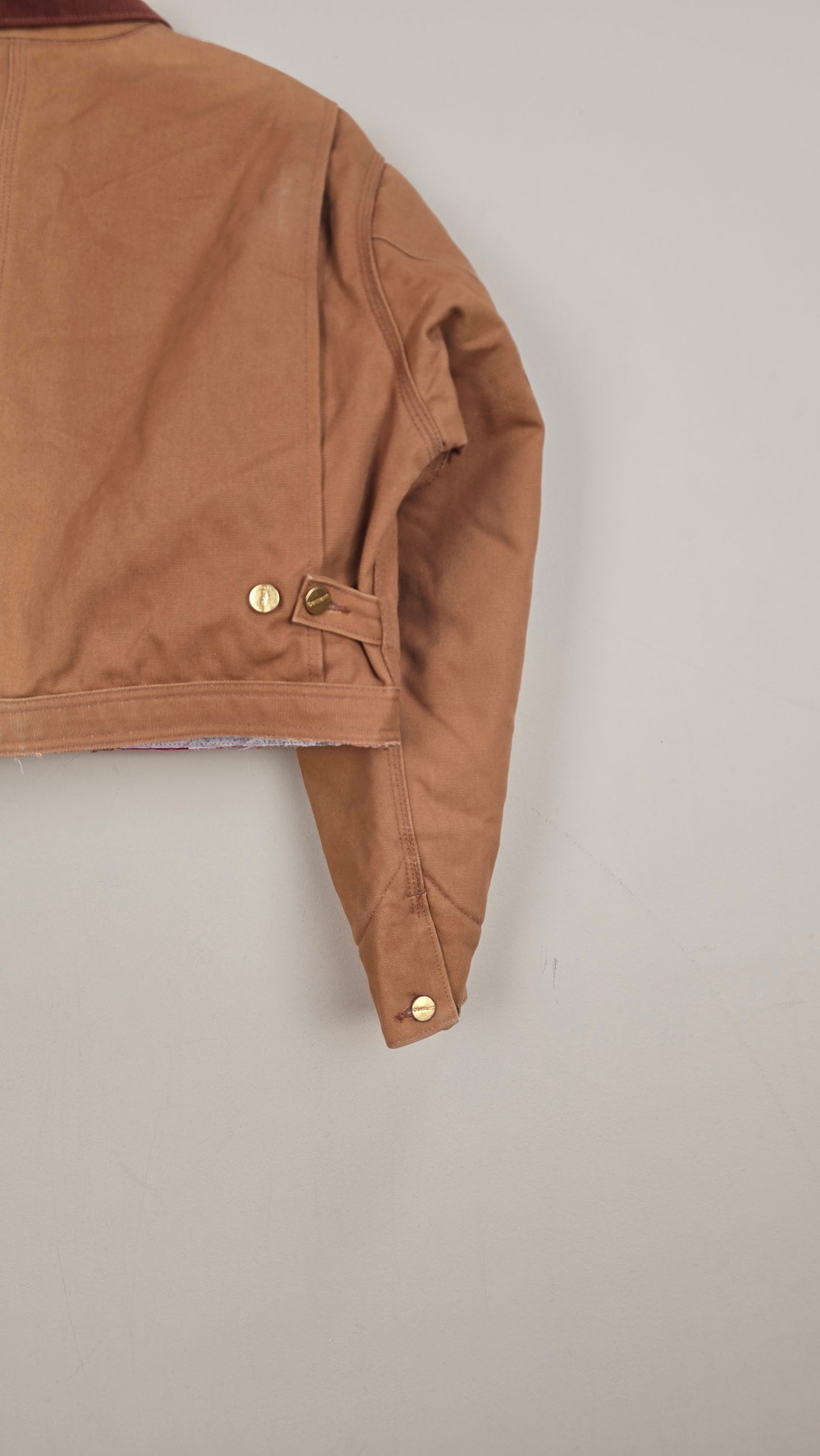 Vintage Carhartt X NY Yankees Cropped Jacket | Brown | Size M | 072