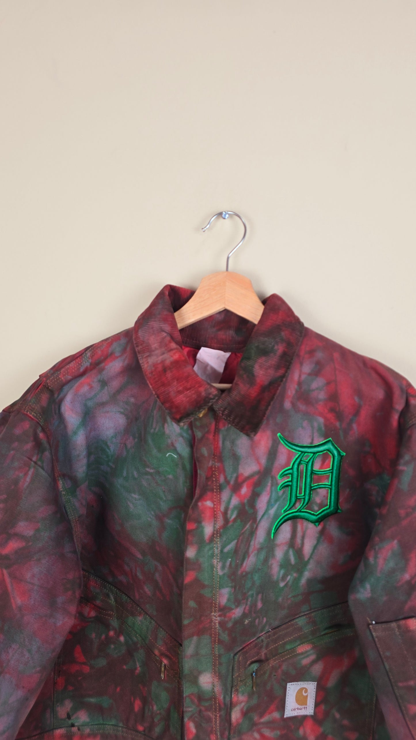 Vintage Carhartt X Detroit Cropped Jacket | Camo | Size L | 073