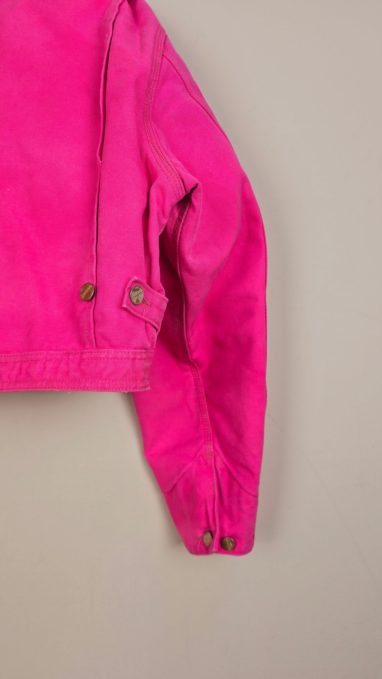 Vintage Carhartt X NY Yankees Cropped Jacket | Pink | Size L | 079