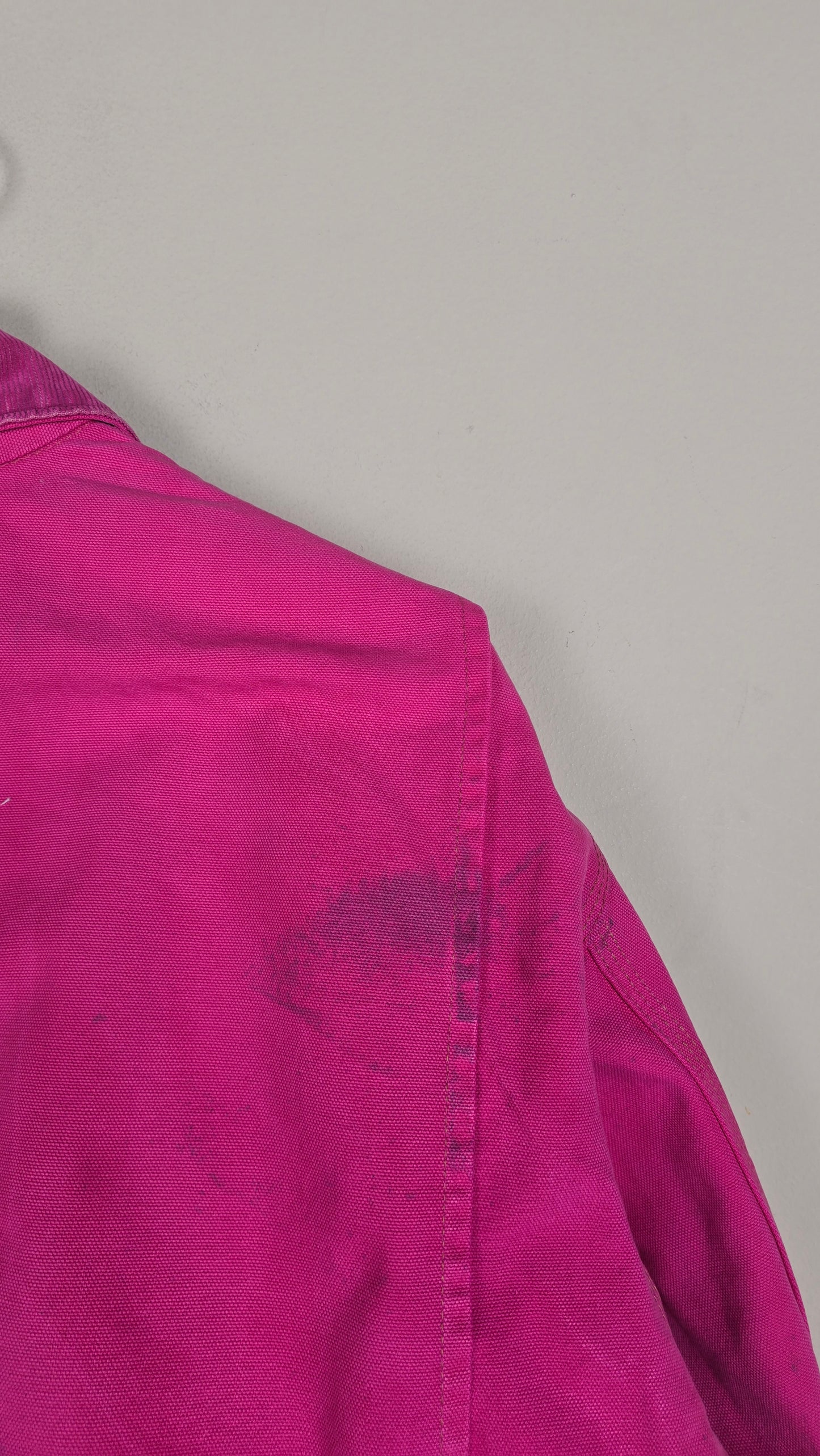 Vintage Carhartt X NY Yankees Cropped Jacket | Pink | Size L | 145