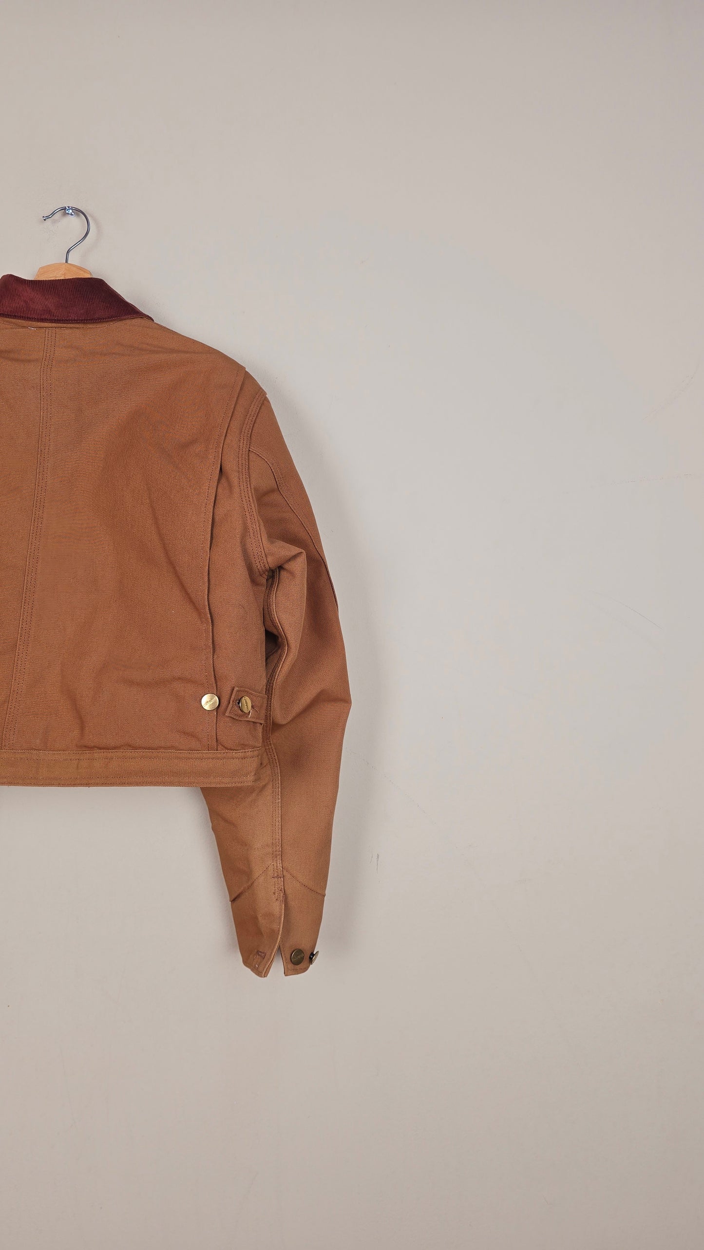 Vintage Carhartt X NY Yankees Cropped Jacket | Brown | Size M | 162