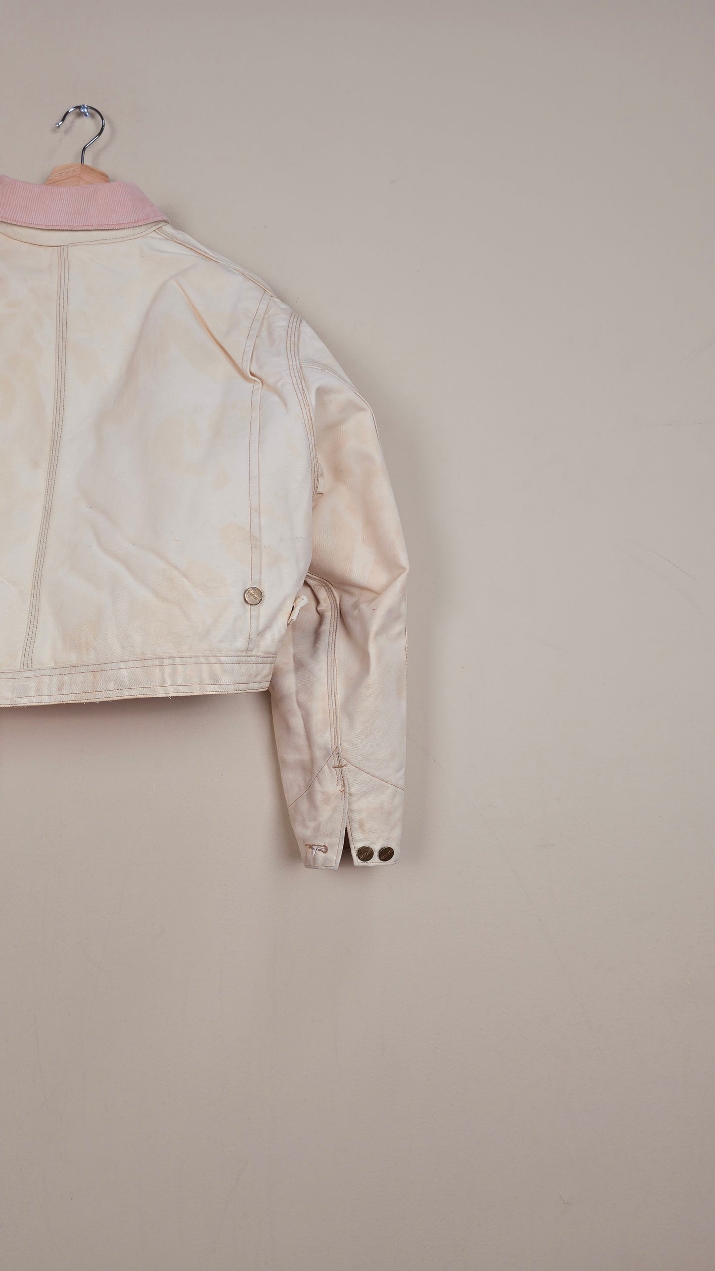 Vintage Carhartt X Detroit Cropped Jacket | Beige | Size L | 174