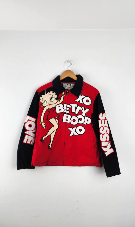 JH Design Betty Boop XOXO Jacket - Red