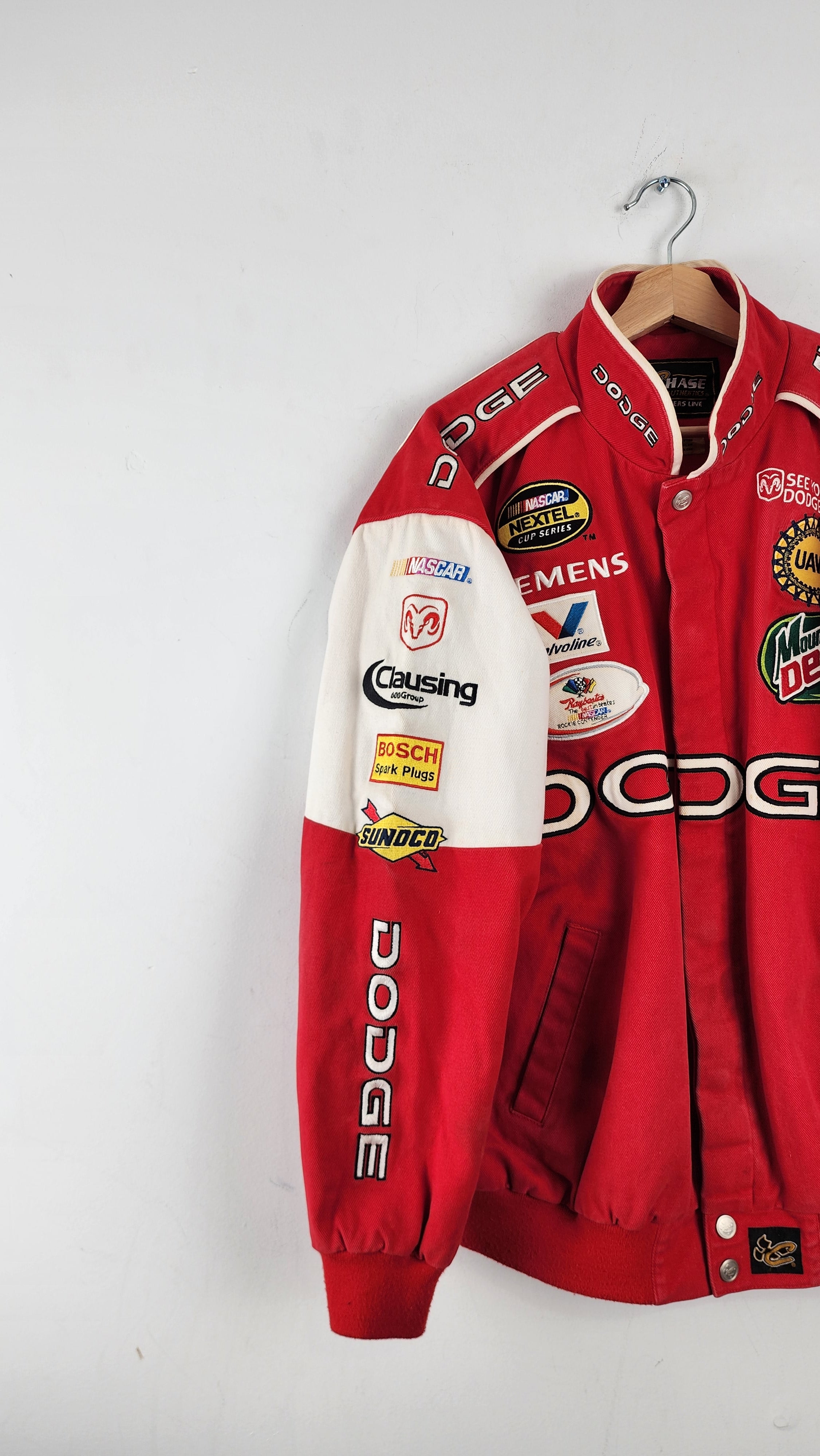 Chase Authentics Dodge Nascar Jacket The Igala NYC