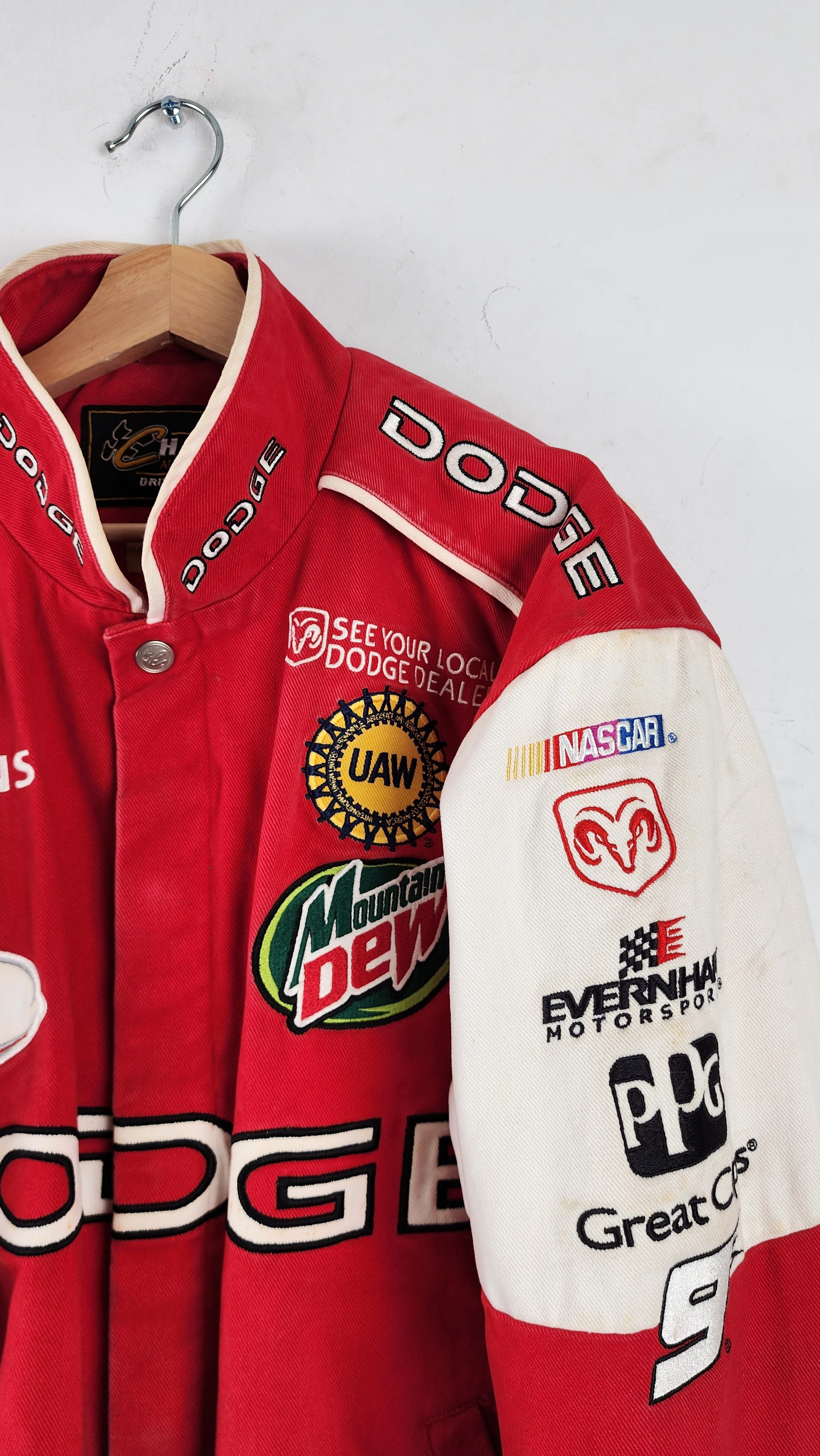 Chase Authentics Dodge Nascar Jacket The Igala NYC