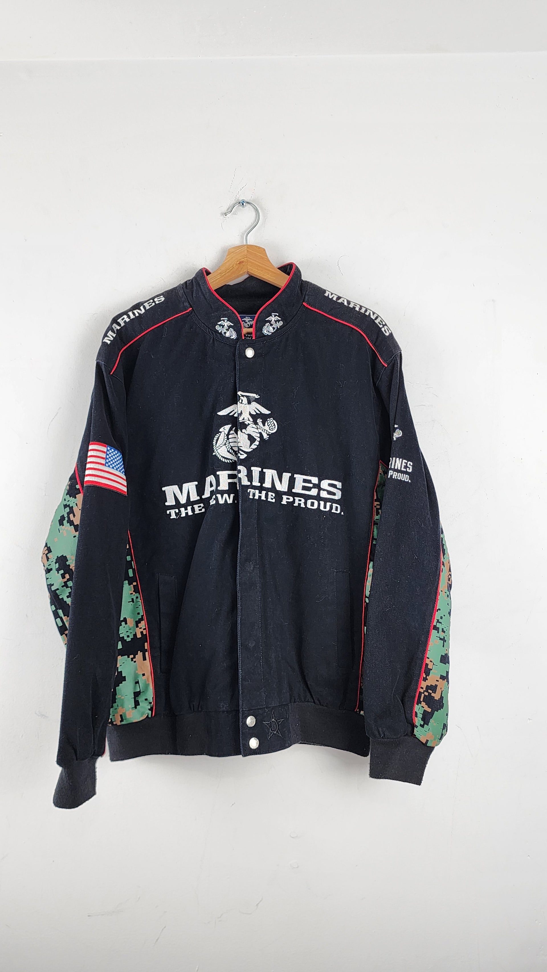JH Design US Marines Nascar Jacket – The Igala NYC