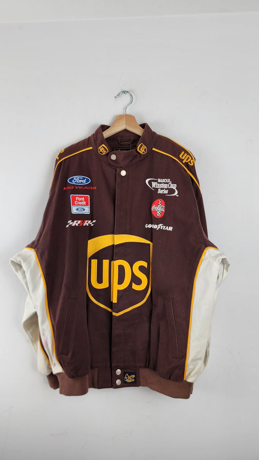 Chase Authentics UPS Nascar Jacket - Brown