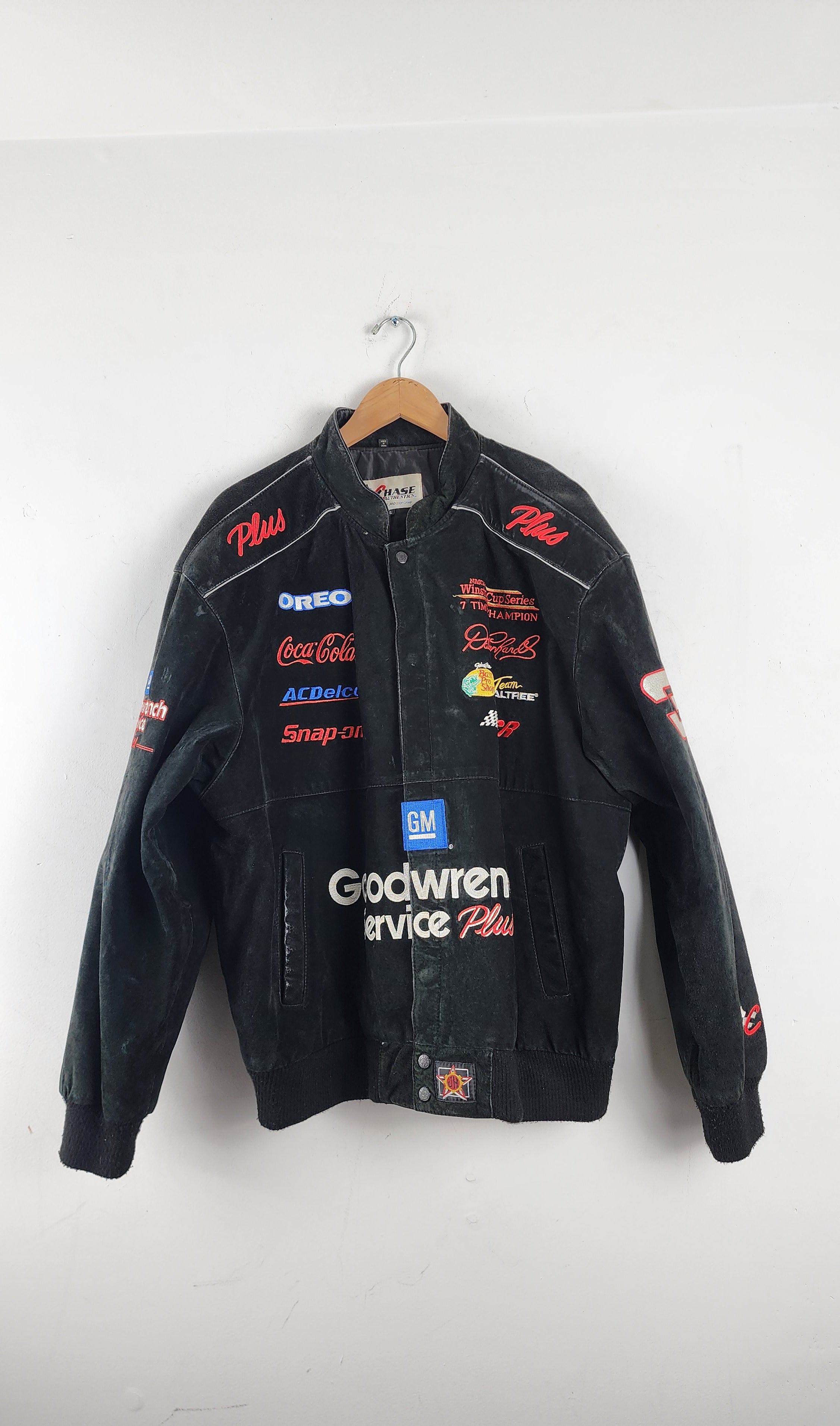 Chase Authentics GoodWrench Nascar Leather Jacket The Igala NYC