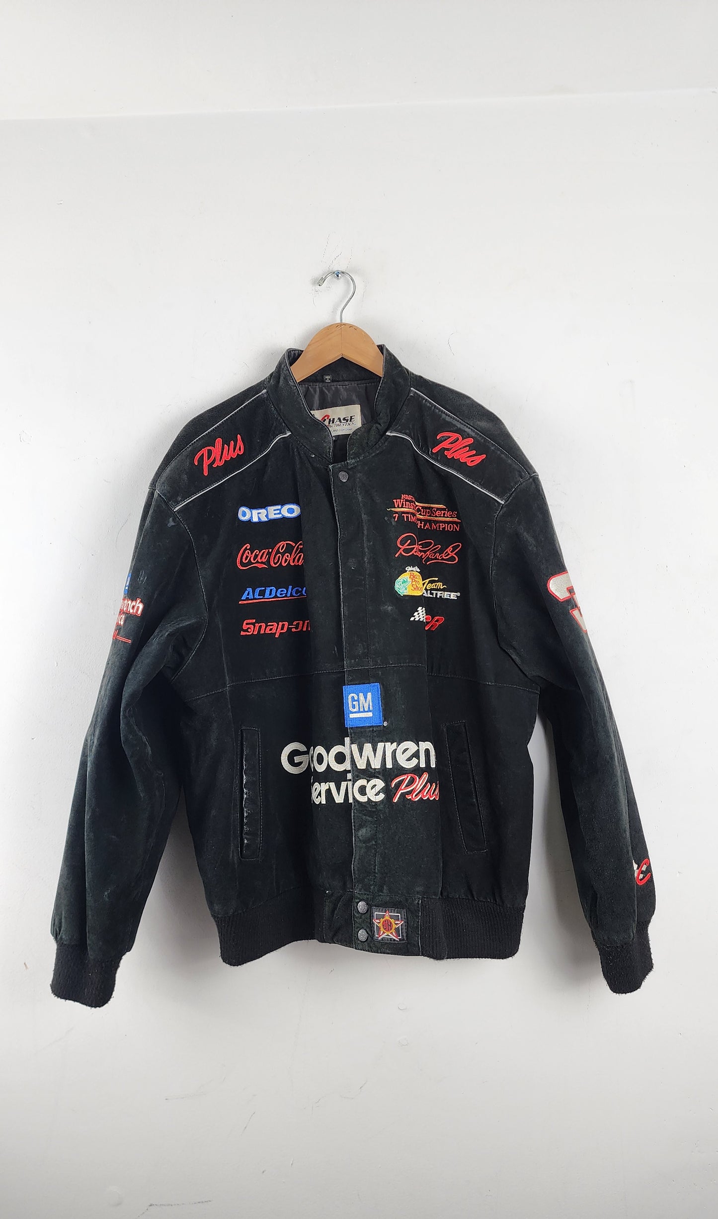 Chase Authentics GoodWrench Nascar Leather Jacket