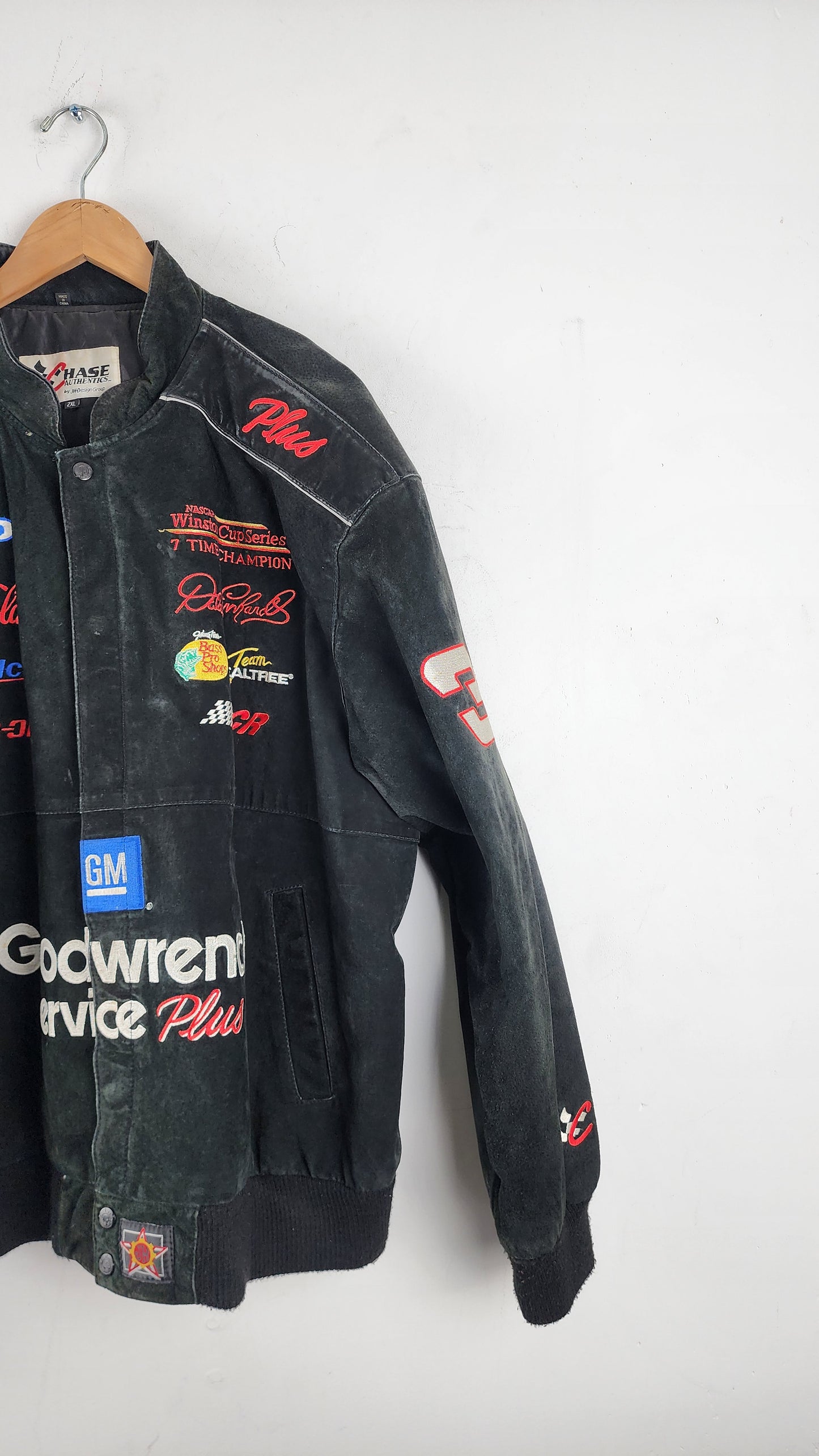 Chase Authentics GoodWrench Nascar Leather Jacket