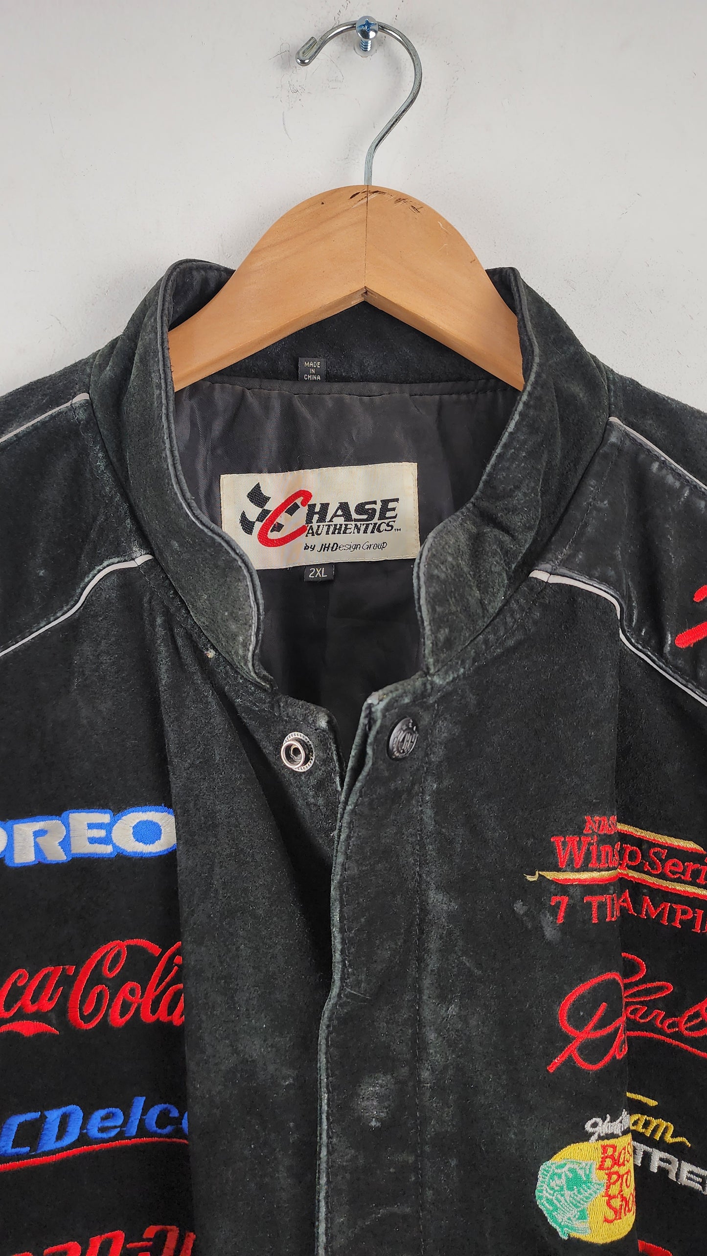 Chase Authentics GoodWrench Nascar Leather Jacket