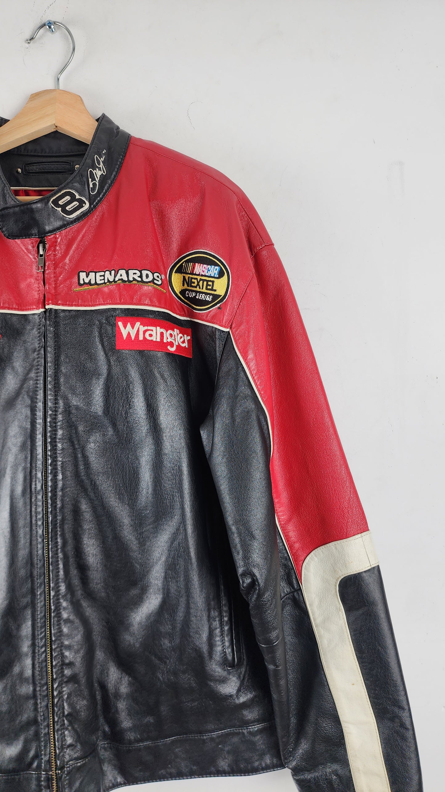 Wilsons Leather x Chase Authentics Budweiser Nascar Leather Jacket