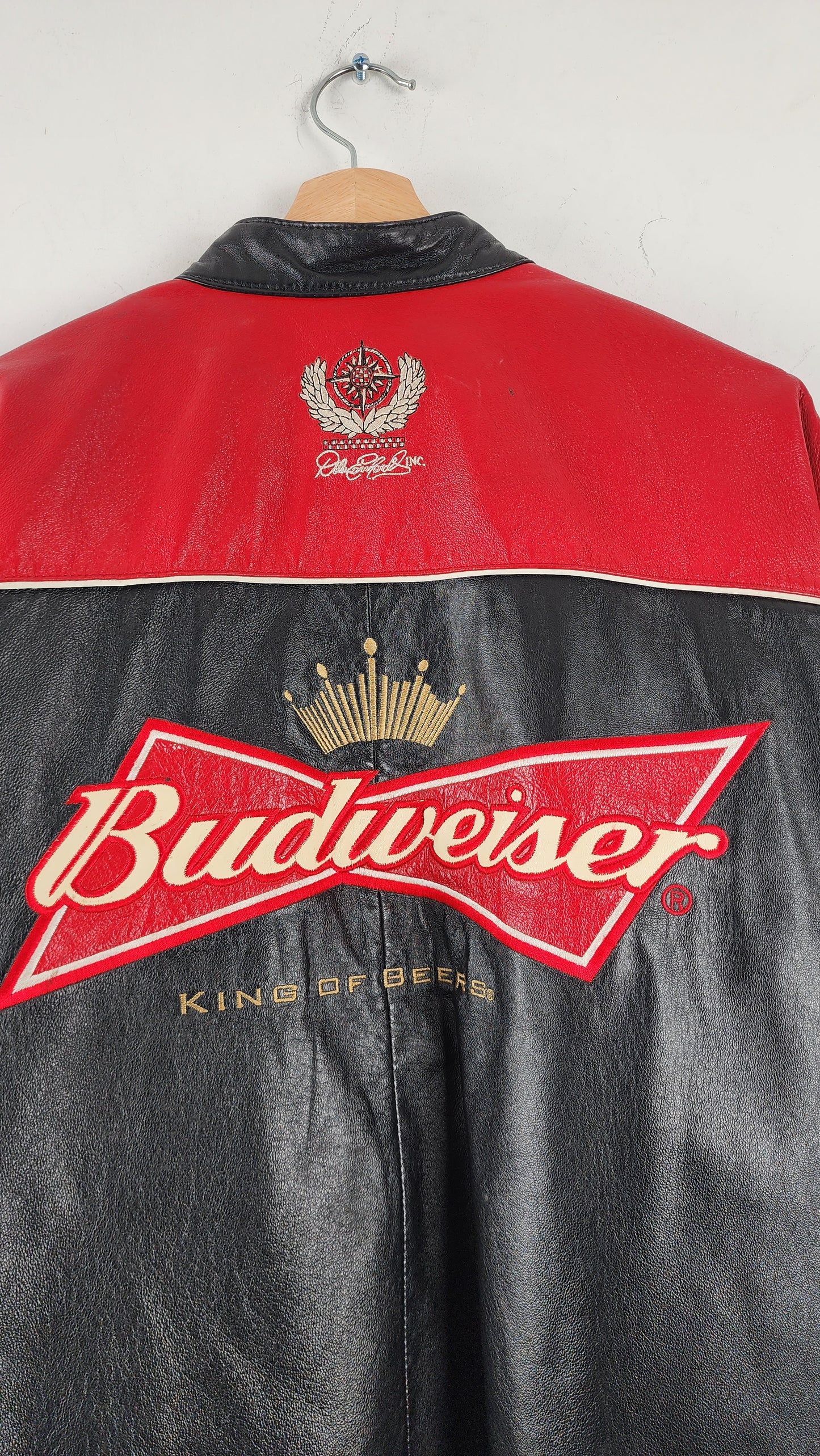 Wilsons Leather x Chase Authentics Budweiser Nascar Leather Jacket