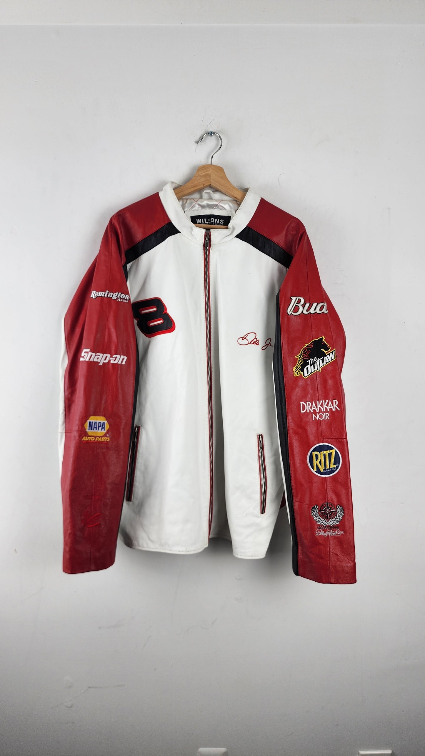 Wilsons Leather x Chase Authentics Dale Earnhardt Nascar Leather Jacket