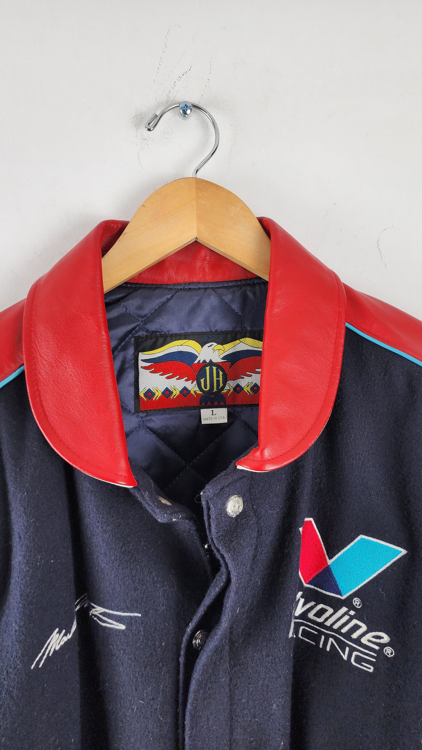 Vintage Jeff Hamilton Valvoline Racing Nascar Jacket