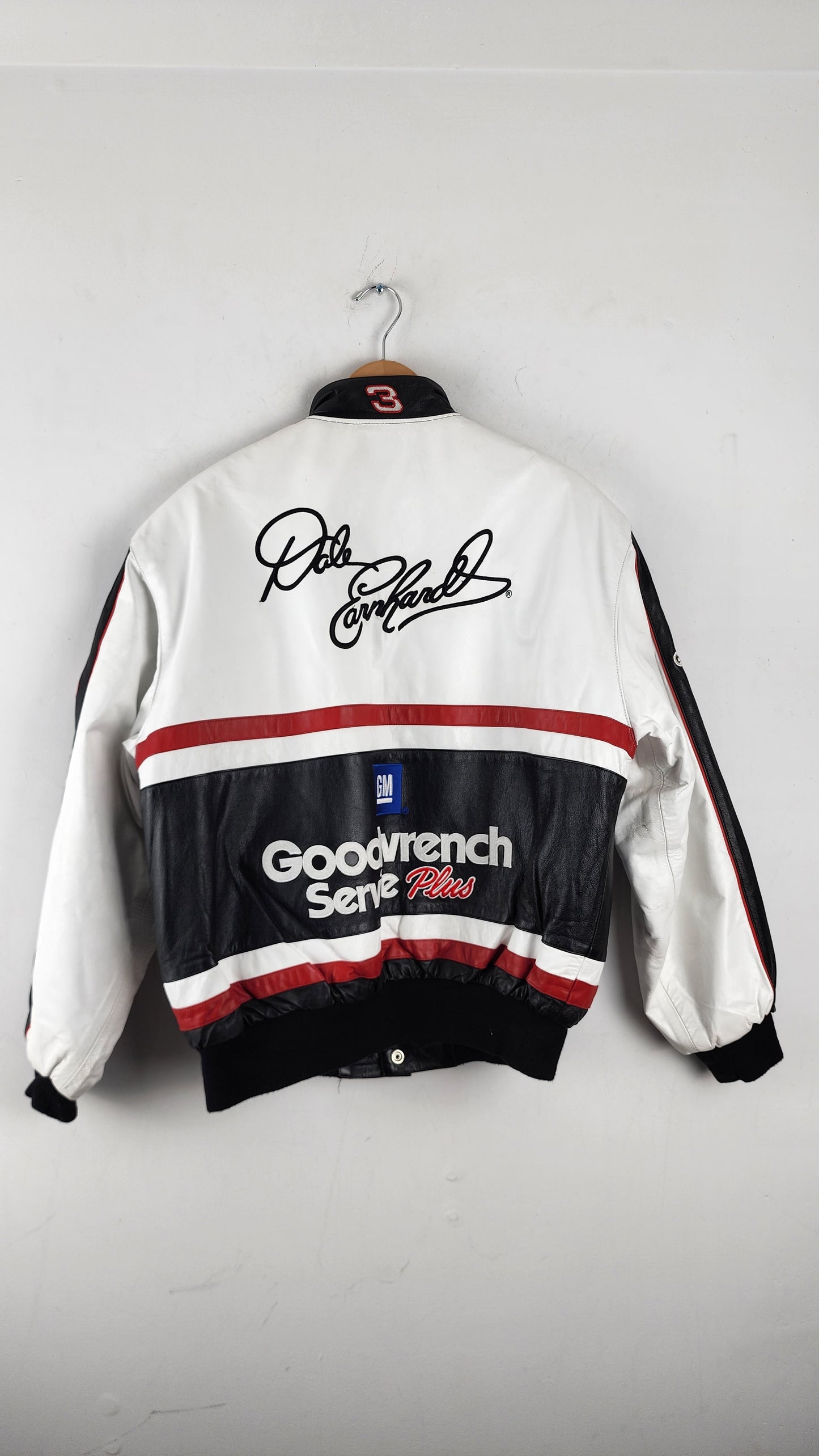 Vintage Chase Authentics GoodWrench Leather Nascar Jacket