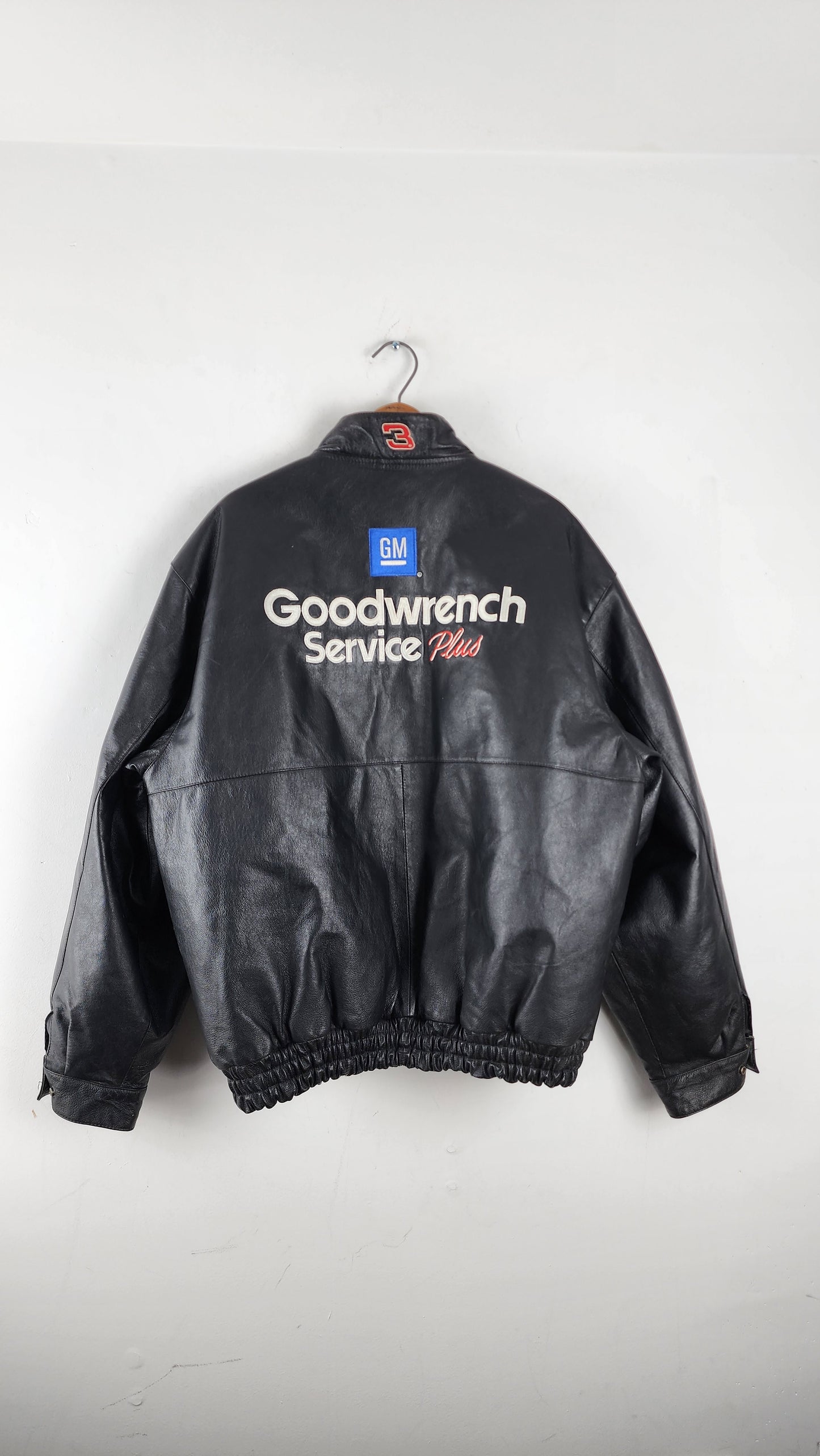 Vintage Chase Authentics GoodWrench Nascar Leather Jacket