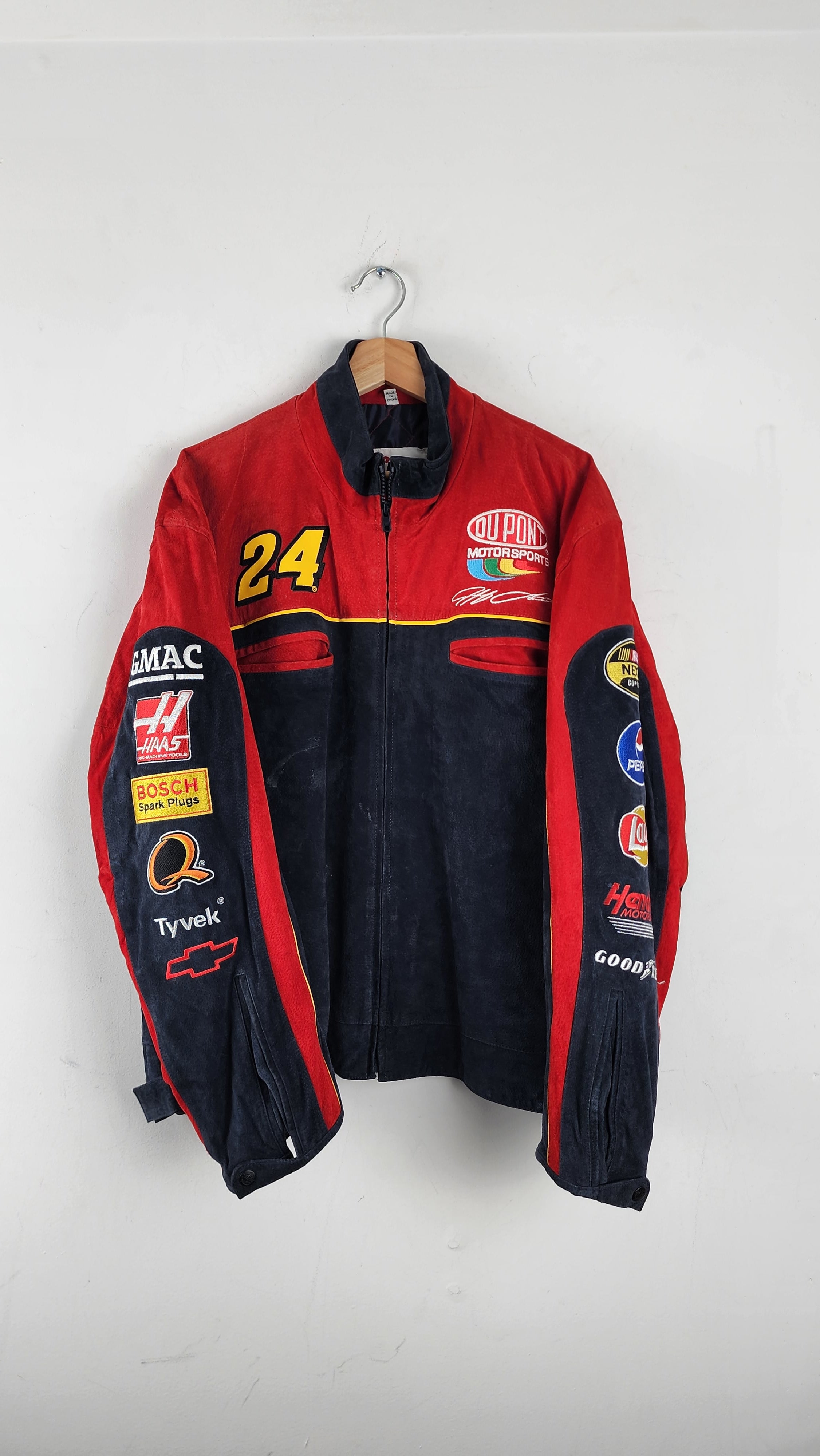 Chase Authentics Dupont Leather Nascar Jacket The Igala NYC