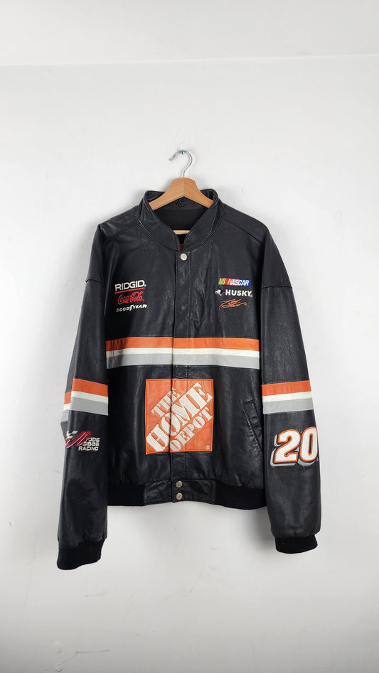 Reversible Chase Authentics Home Depot Nascar Leather Jacket