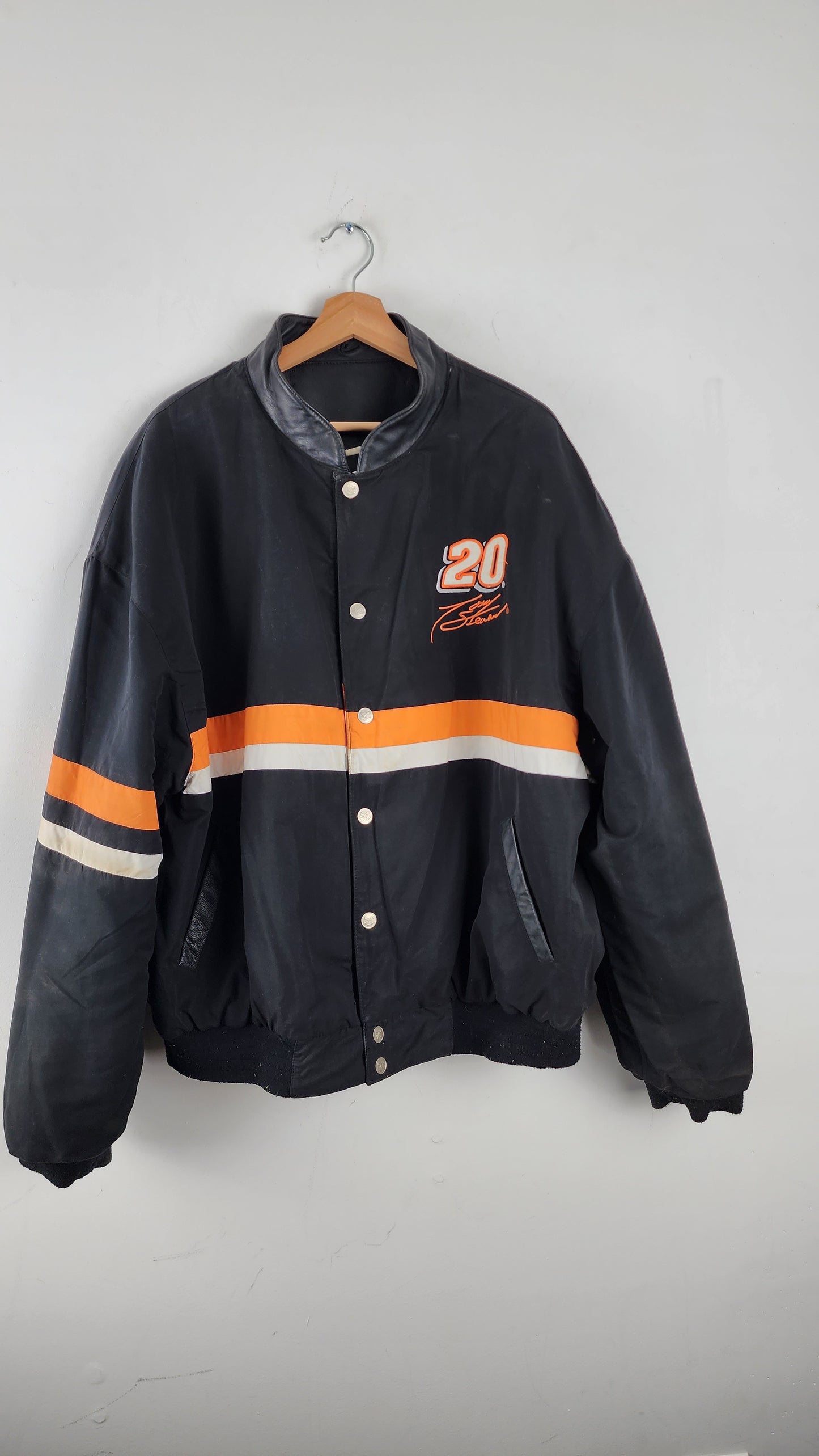 Reversible Chase Authentics Home Depot Nascar Leather Jacket