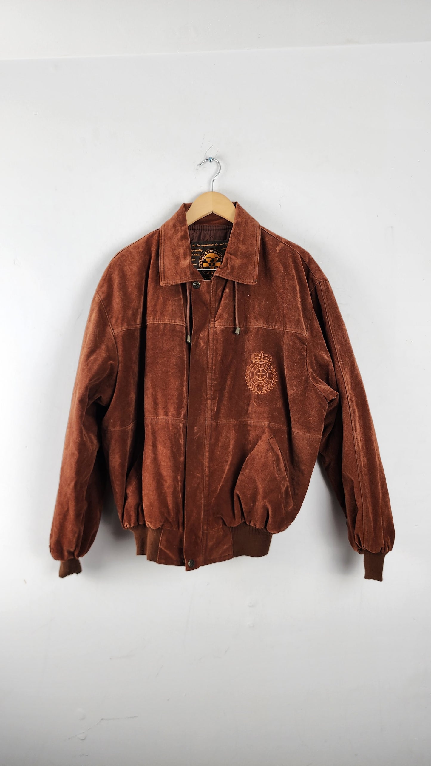 Vintage V Brown Suede Jacket