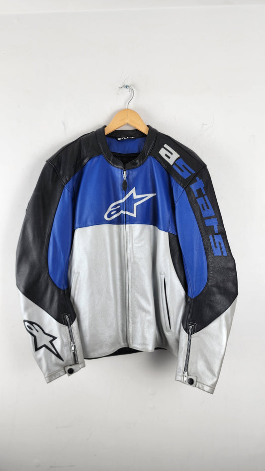 Rare Alpinestars Leather Moto Jacket