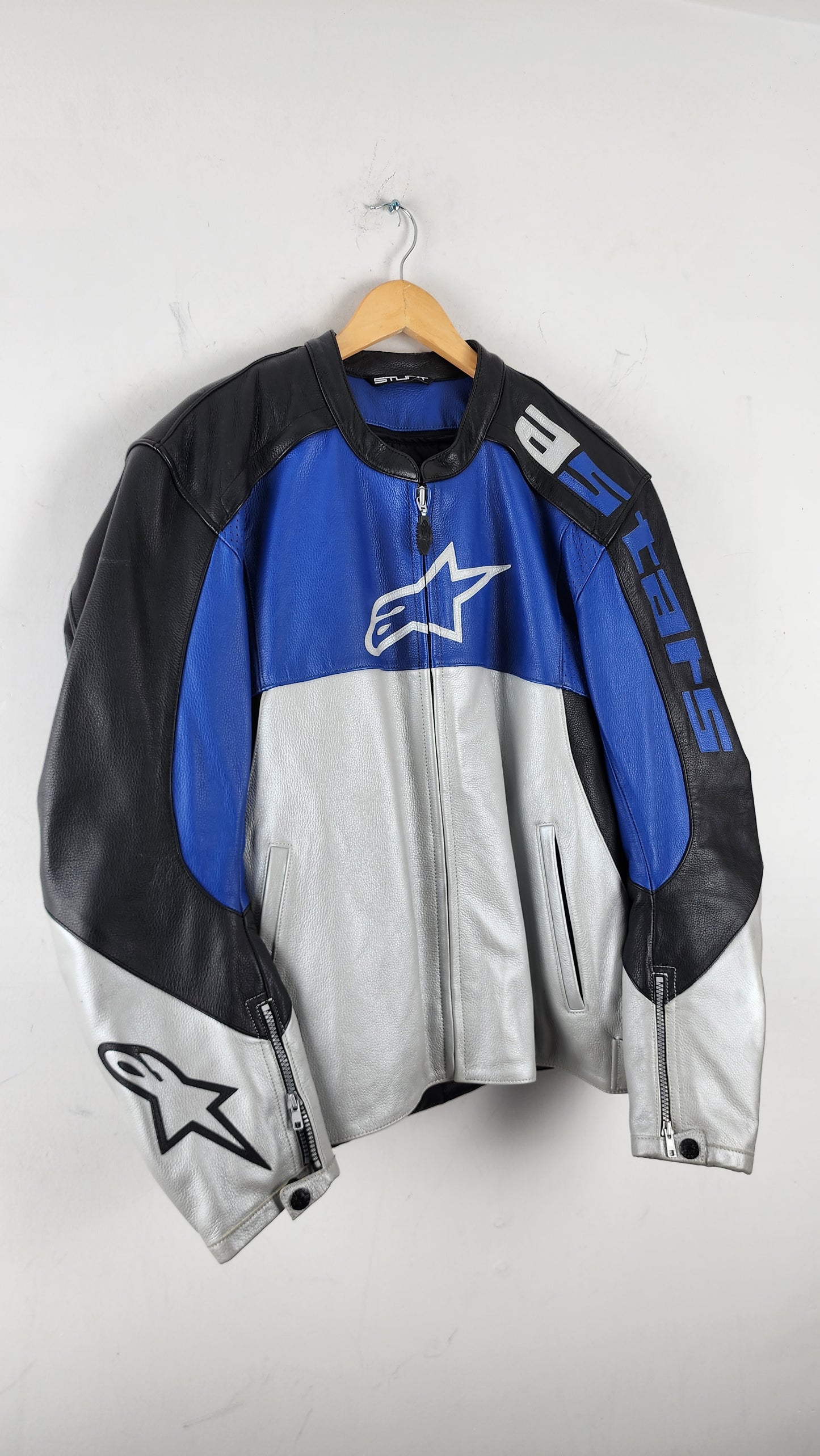 Rare Alpinestars Leather Moto Jacket