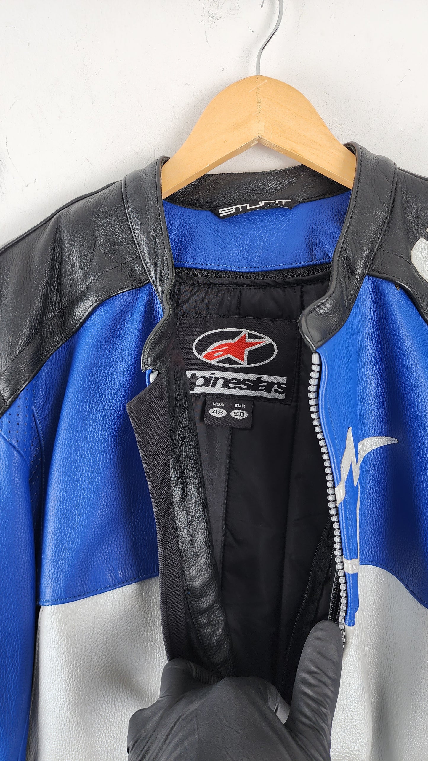 Rare Alpinestars Leather Moto Jacket