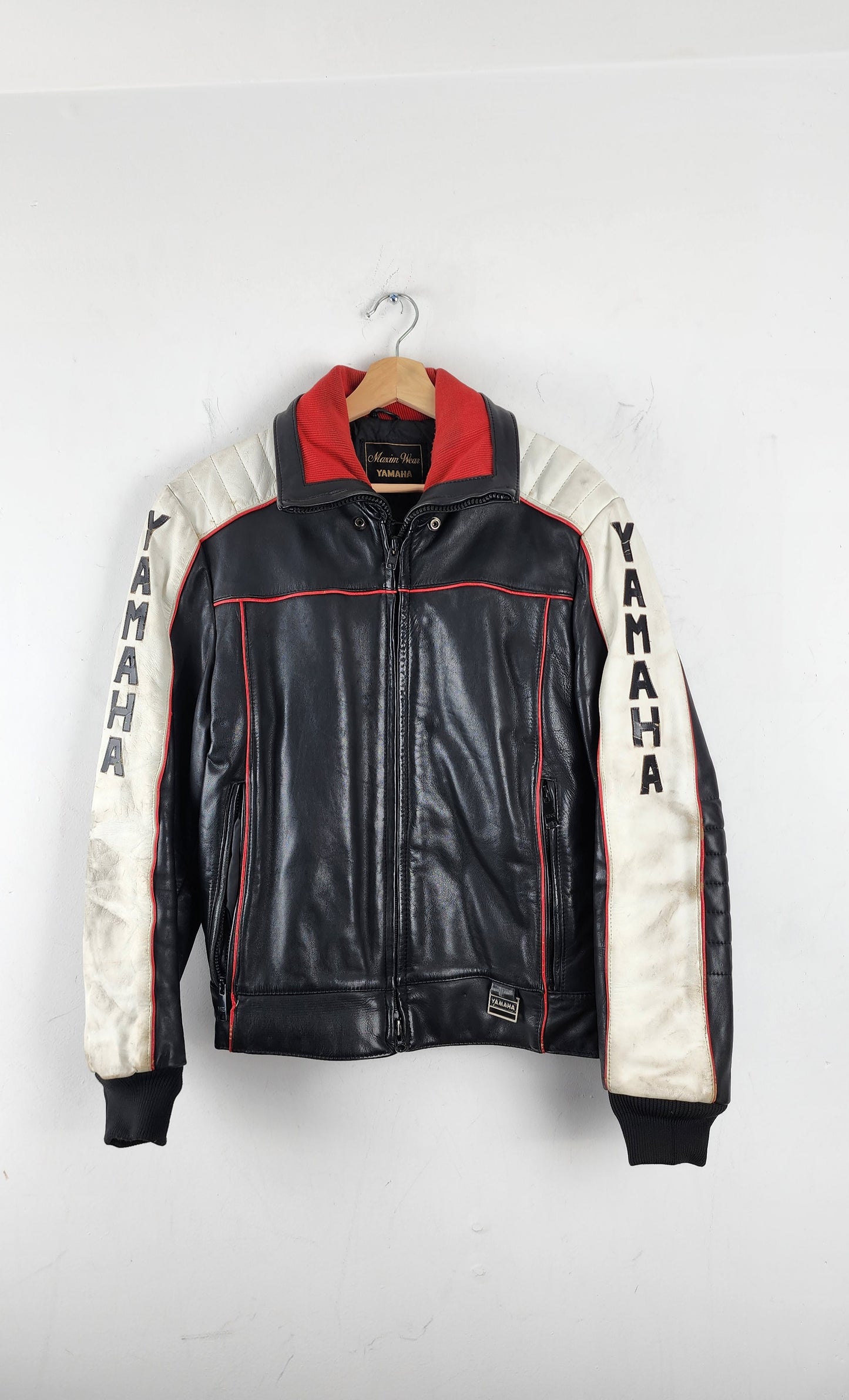 90s Yamaha Leather Jacket