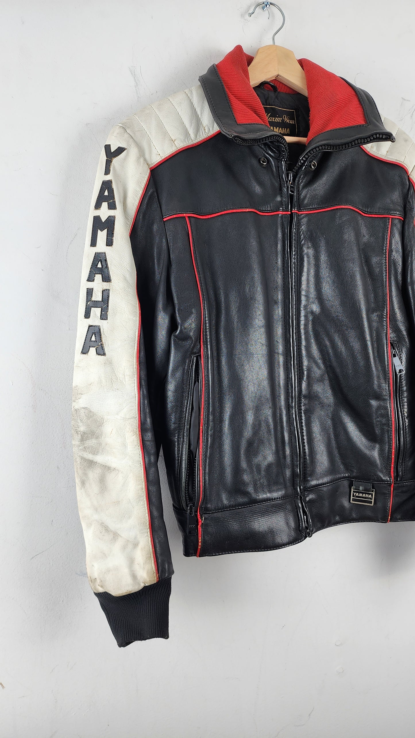 90s Yamaha Leather Jacket