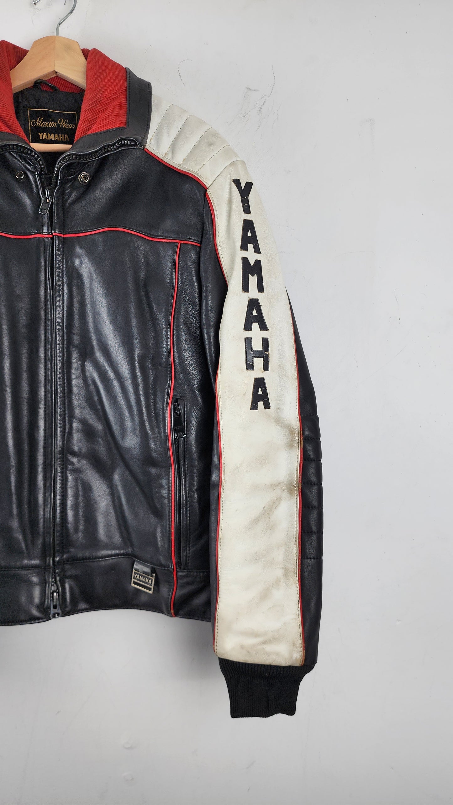 90s Yamaha Leather Jacket