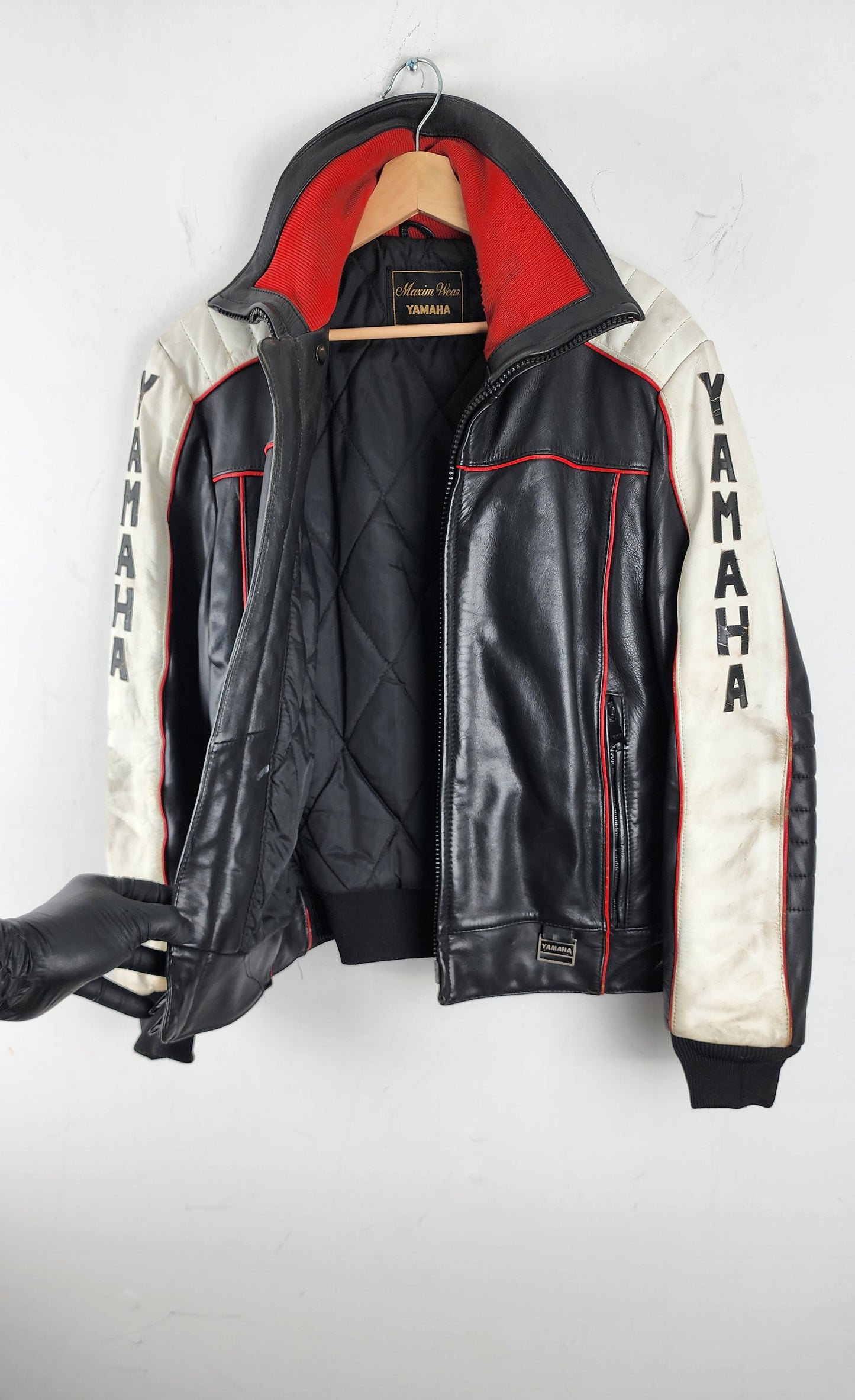 90s Yamaha Leather Jacket