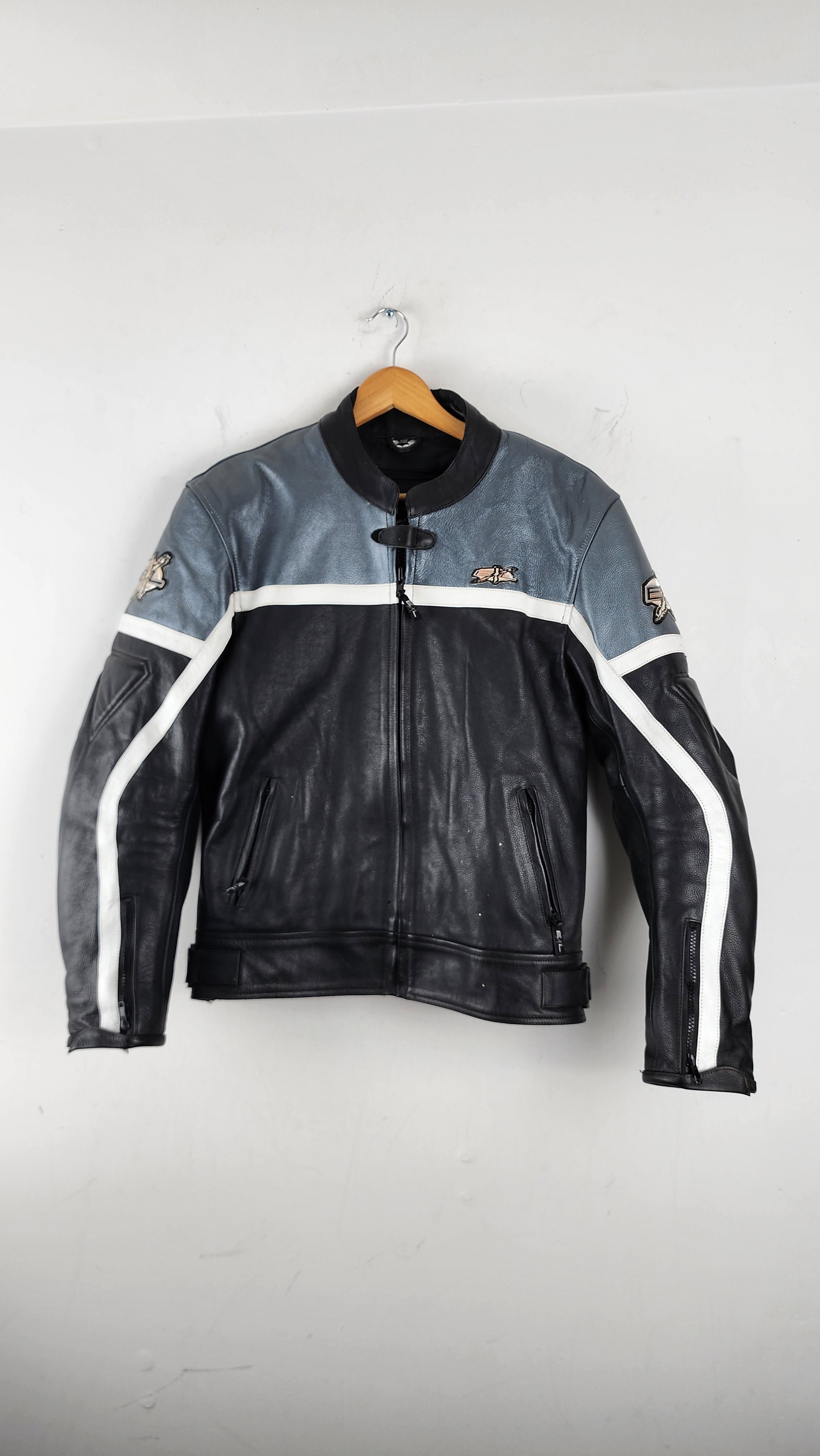 Exl leather motorcycle clearance jacket