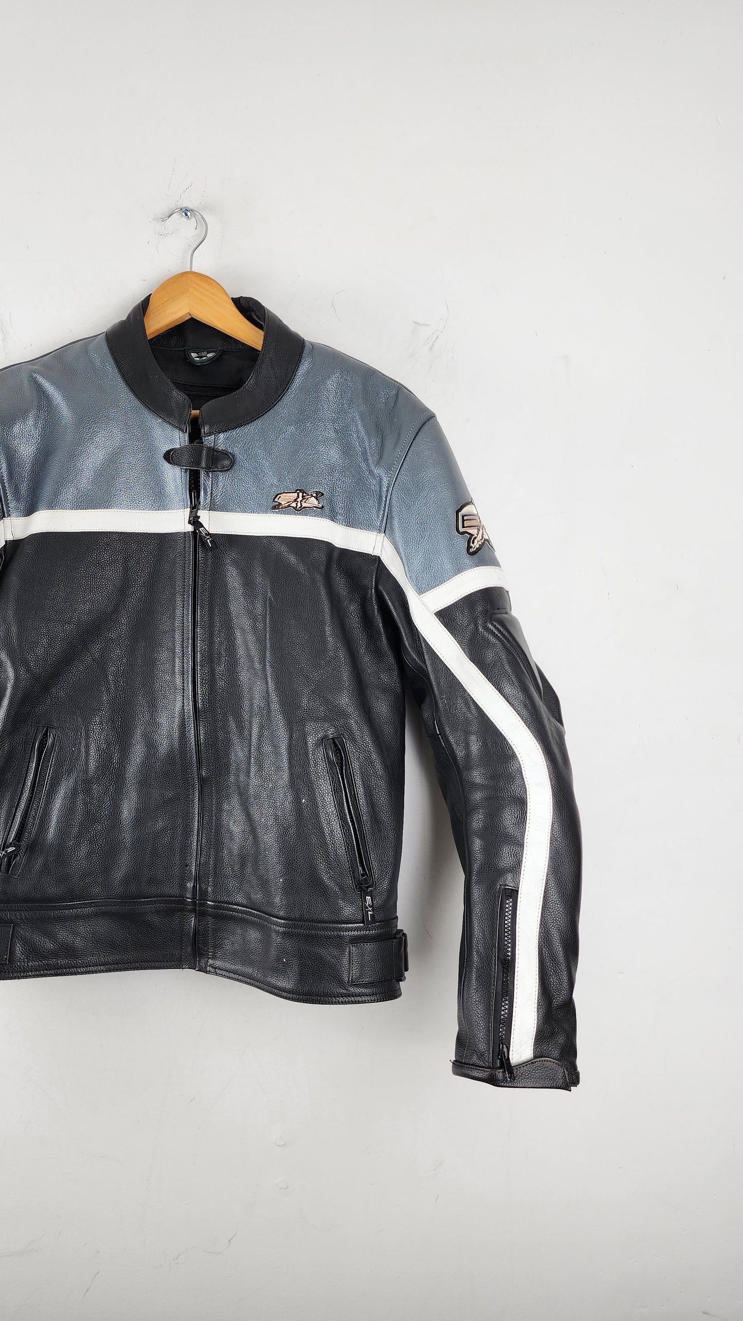 90s EXL Leather Moto Jacket