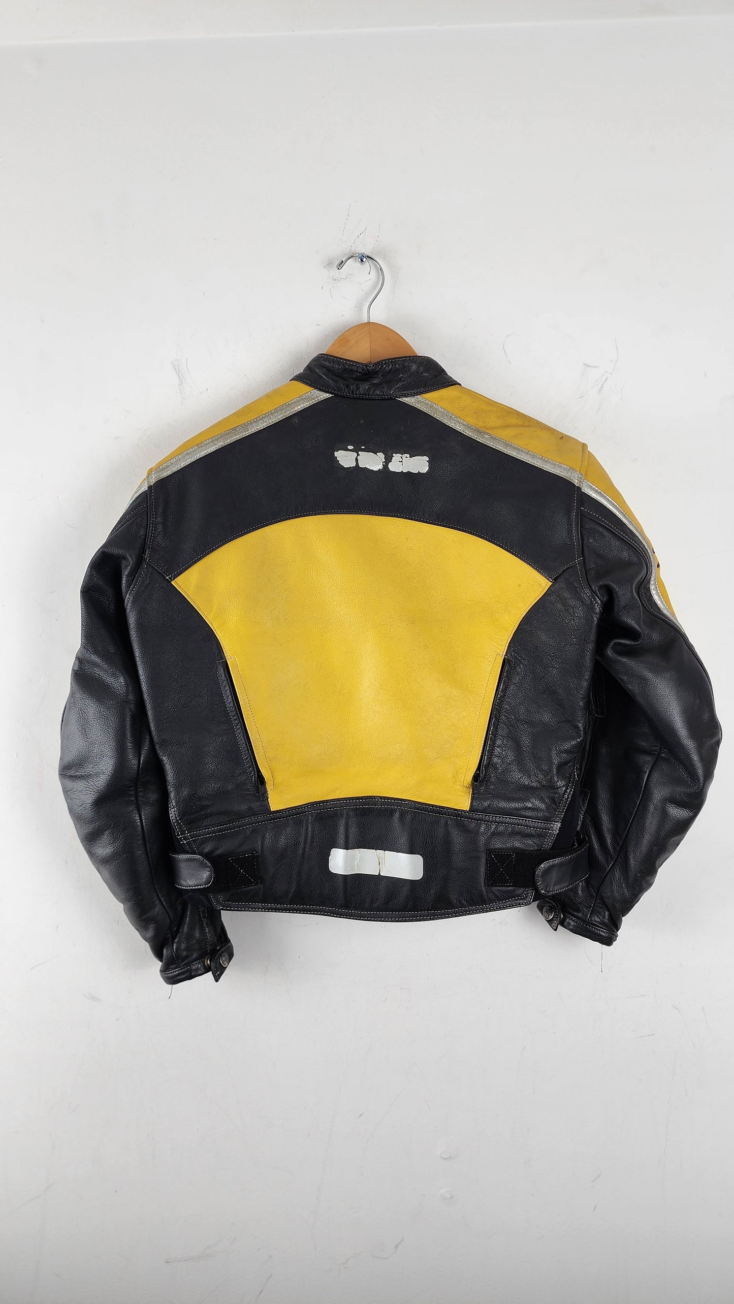 Kill Bill Yellow 90s Joe Rocket Leather Moto Jacket