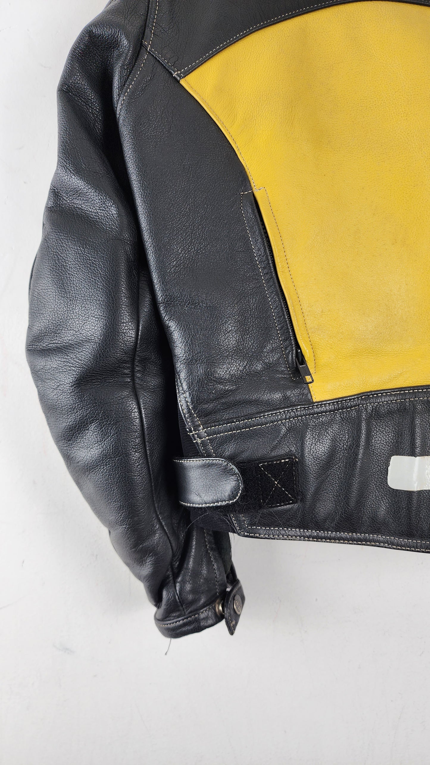 Kill Bill Yellow 90s Joe Rocket Leather Moto Jacket