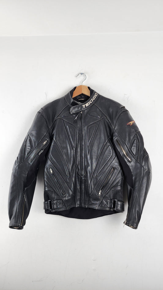 Super Rare Teknic Leather Moto Jacket